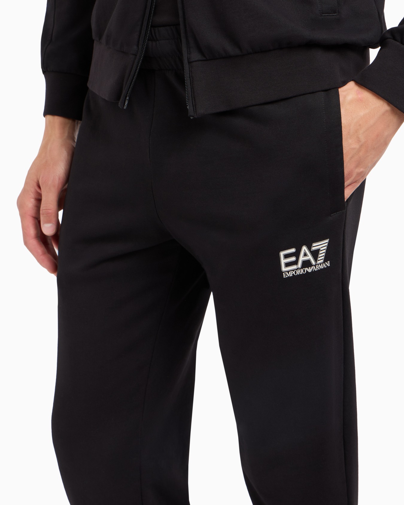 Visibility cotton-jersey jumpsuit  Slide 5