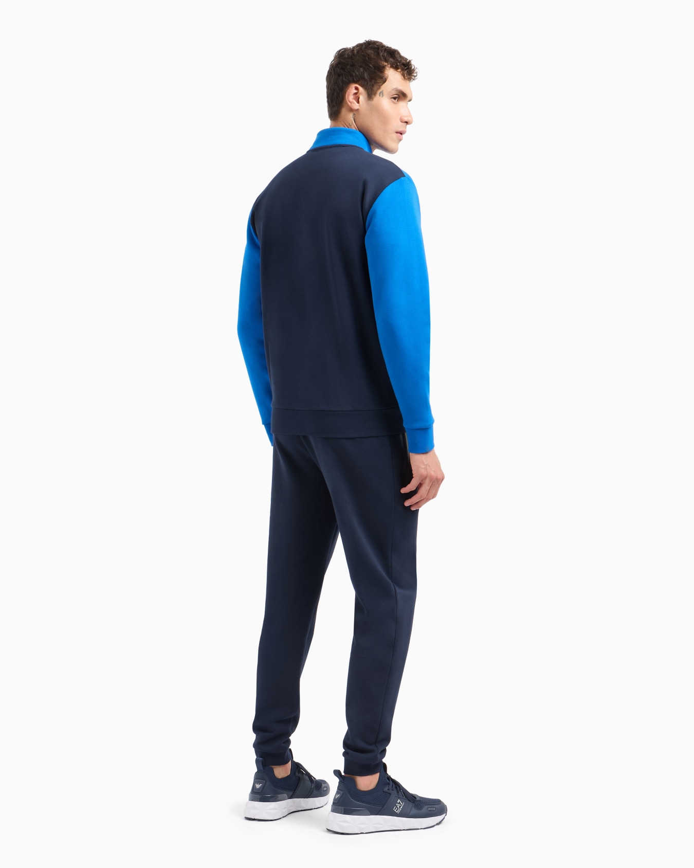 Athletic Colour Block cotton-blend tracksuit  Slide 2