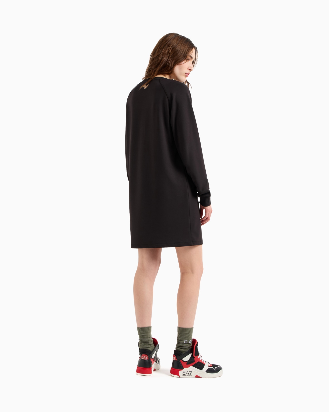 Langärmeliges Evolution Kleid aus einer Viskose-Mischung Folie 2