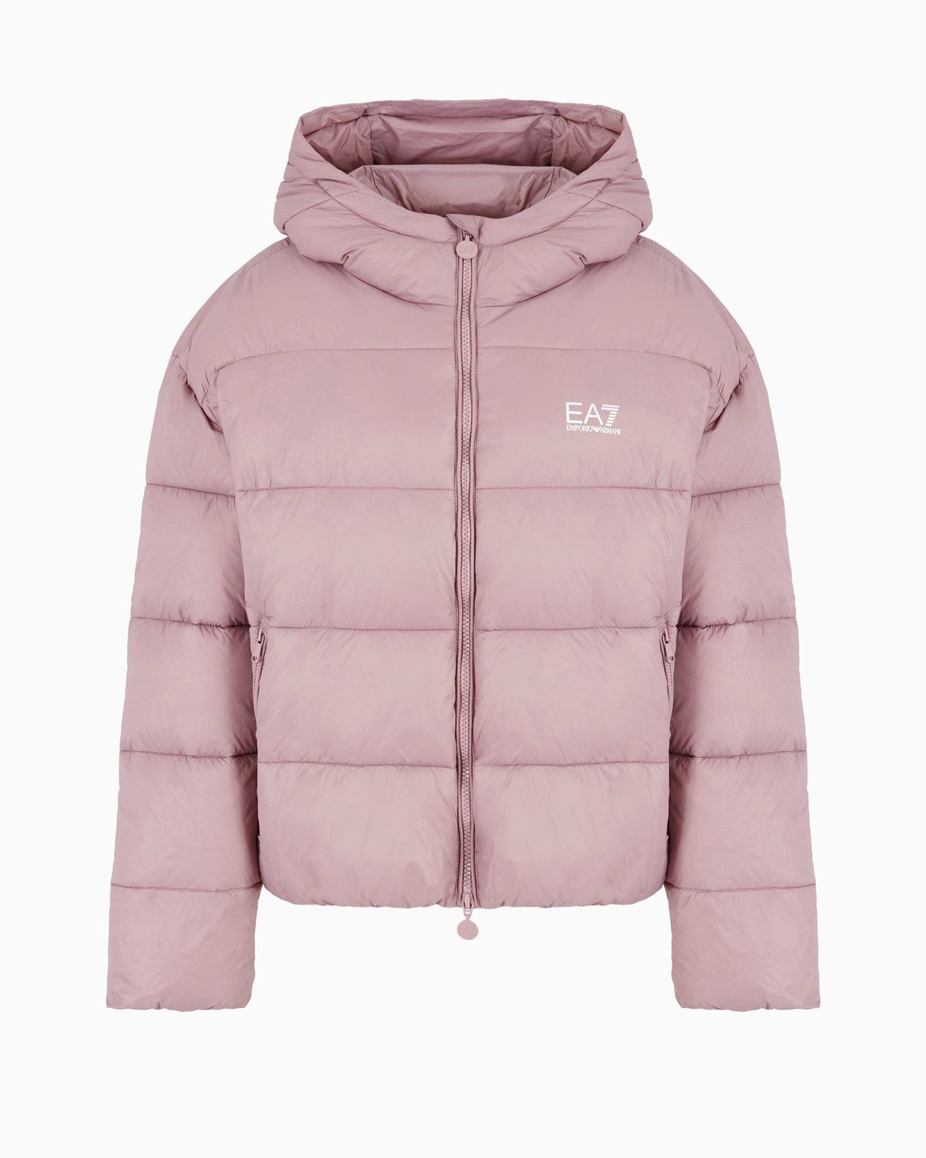 Blouson bomber à capuche rembourré Shiny Diapositive 0