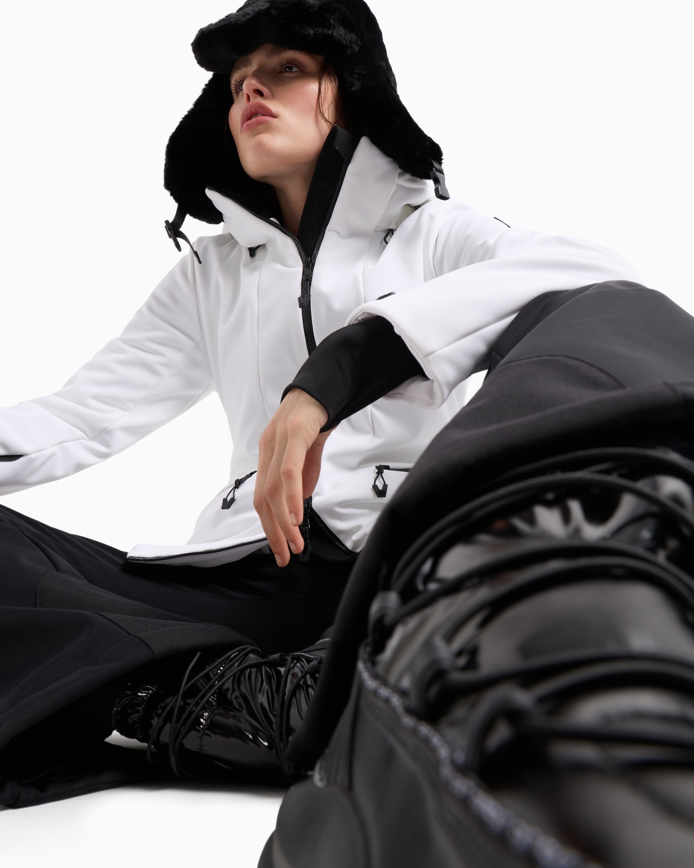 Technical ski jacket with STRATUM7 padding Slide 5