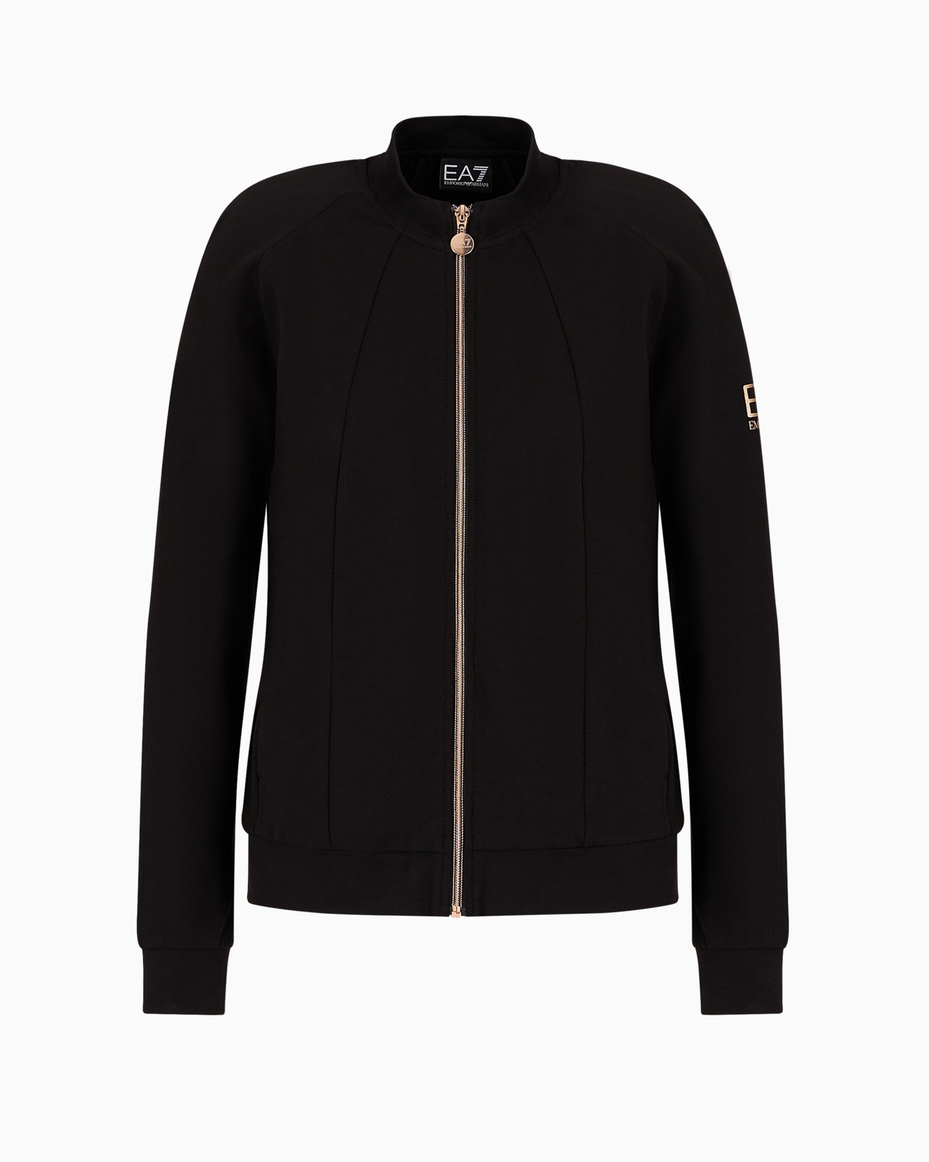 Core Lady stretch-cotton zip-up sweatshirt Slide 0