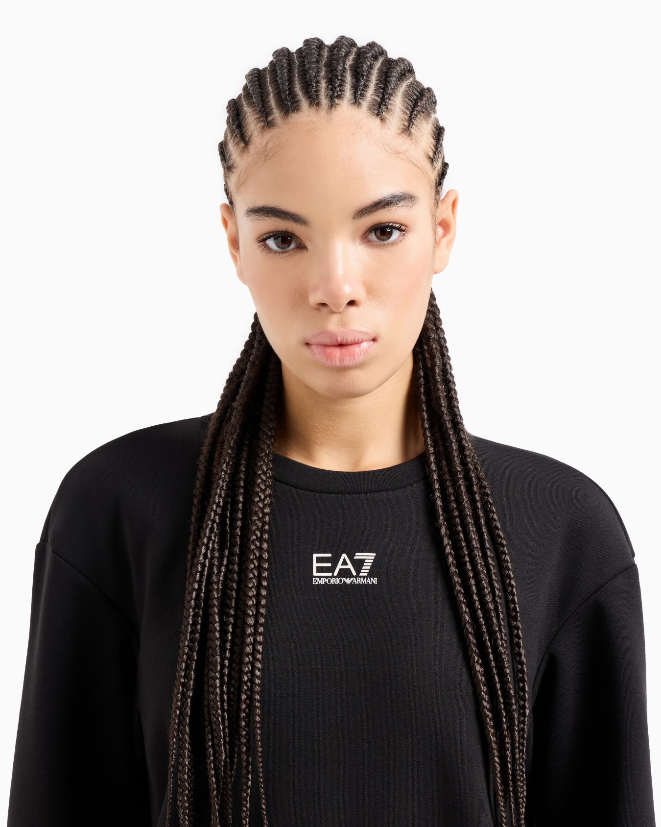 Logo Series cotton-blend crew-neck sweatshirt Slide 4