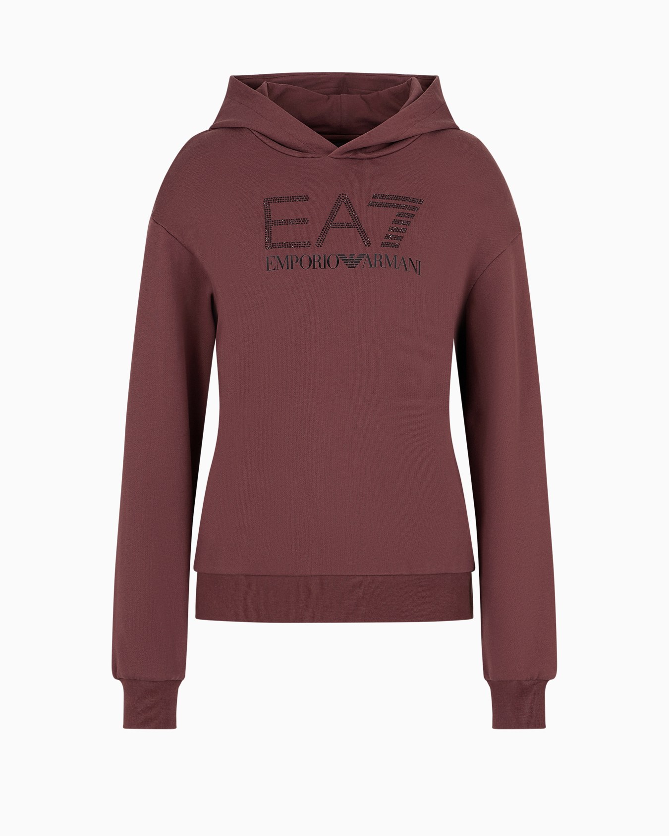 Sweat-shirt à capuche Logo Series en mélange de coton biologique  Diapositive 0