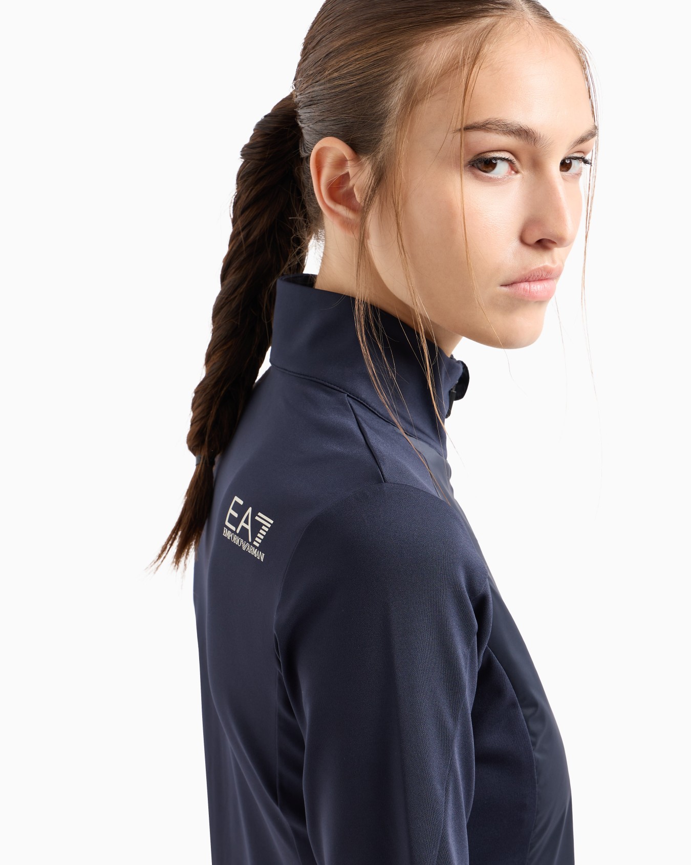 Stretch piqué Golf Pro polo sweatshirt Slide 4