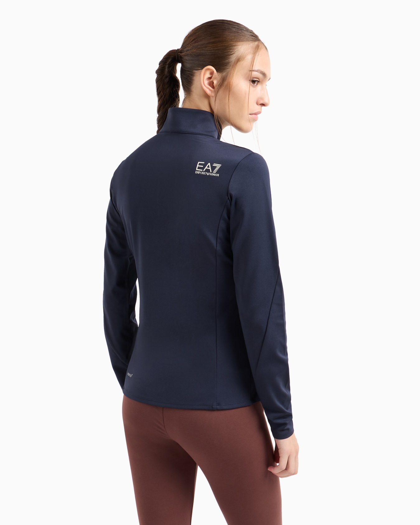 Stretch piqué Golf Pro polo sweatshirt Slide 2