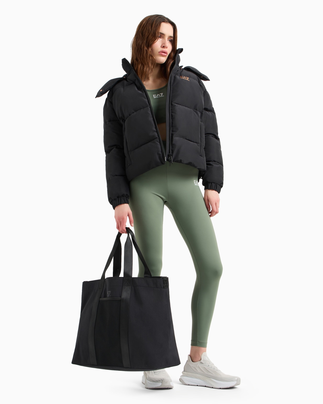 Dynamic Athlete leggings in VIGOR7 technical fabric  Slide 3