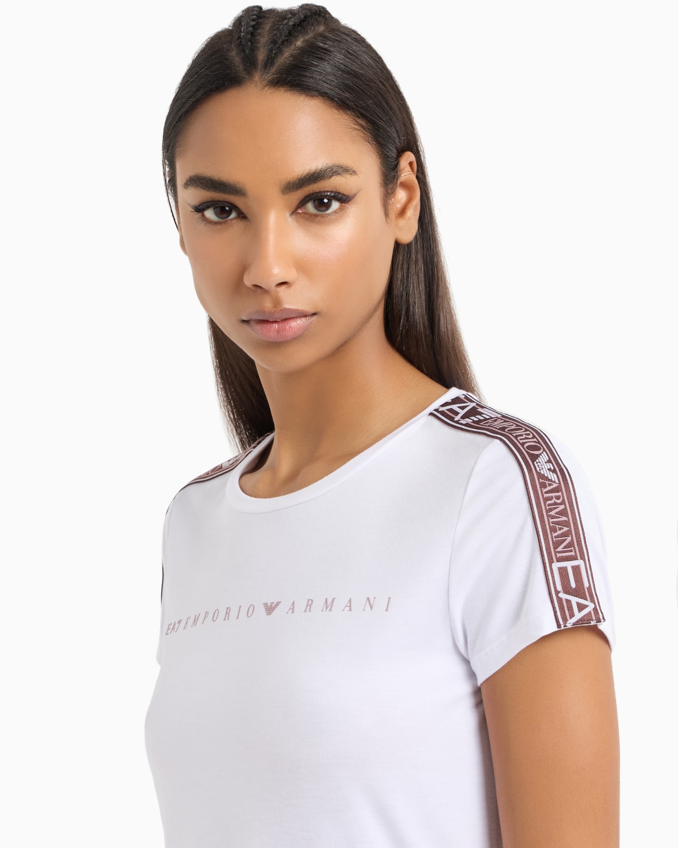 Dynamic Athlete crew-neck T-shirt in Natural VENTUS7 technical fabric Slide 4