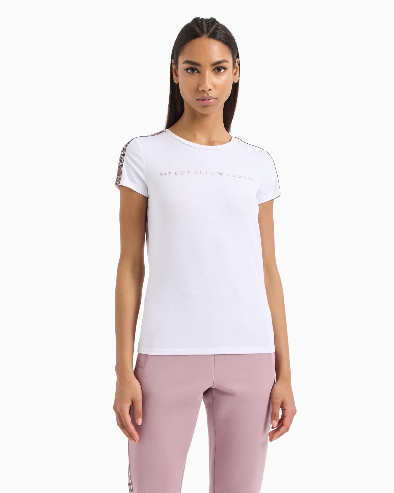 Dynamic Athlete crew-neck T-shirt in Natural VENTUS7 technical fabric Slide 1