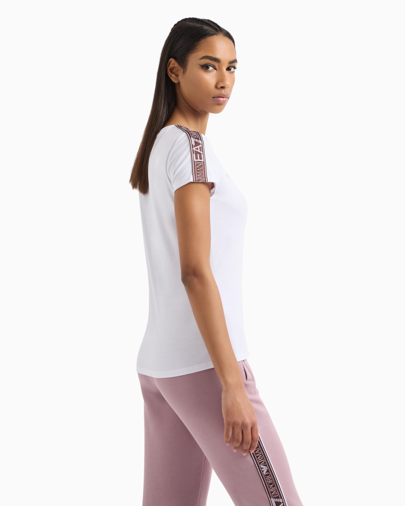 Dynamic Athlete crew-neck T-shirt in Natural VENTUS7 technical fabric Slide 2