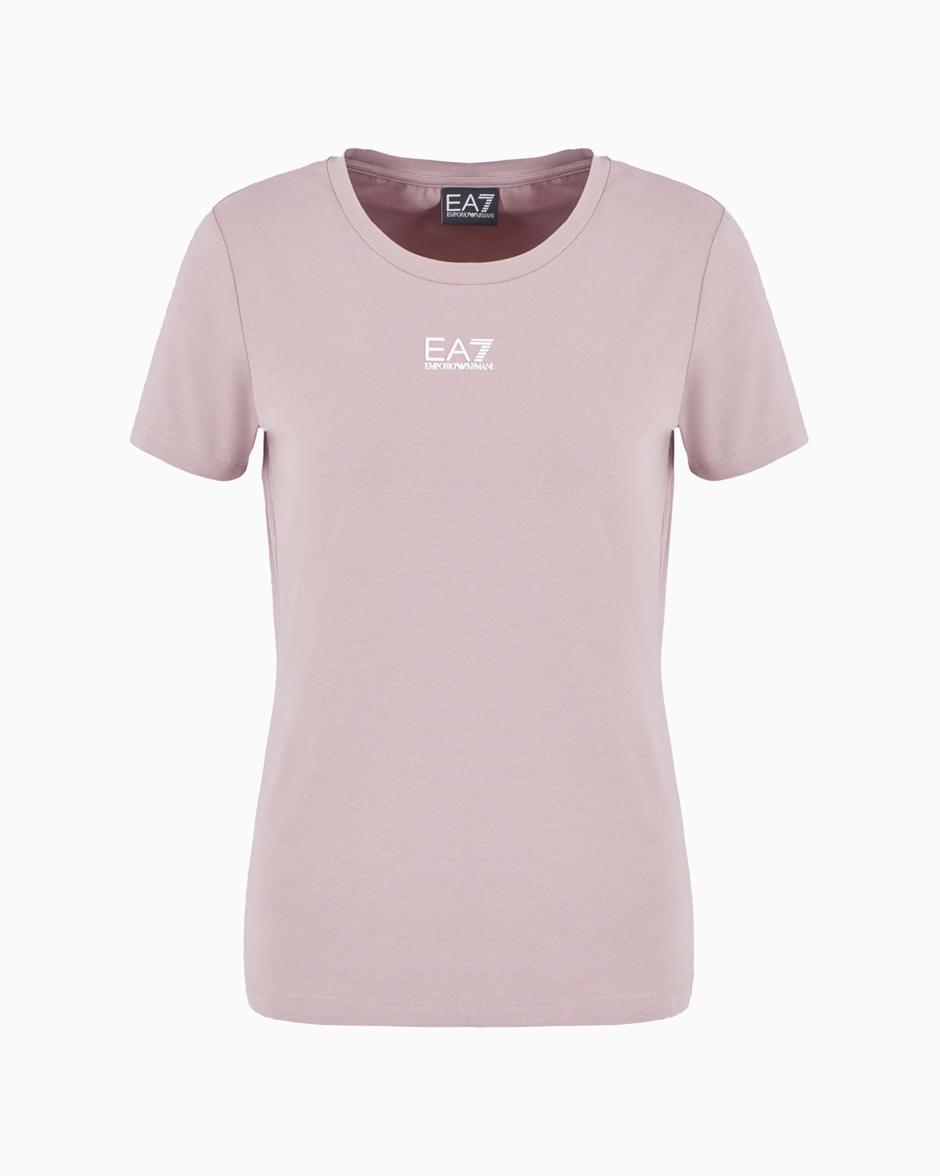 Logo Series stretch cotton and modal T-shirt Slide 0