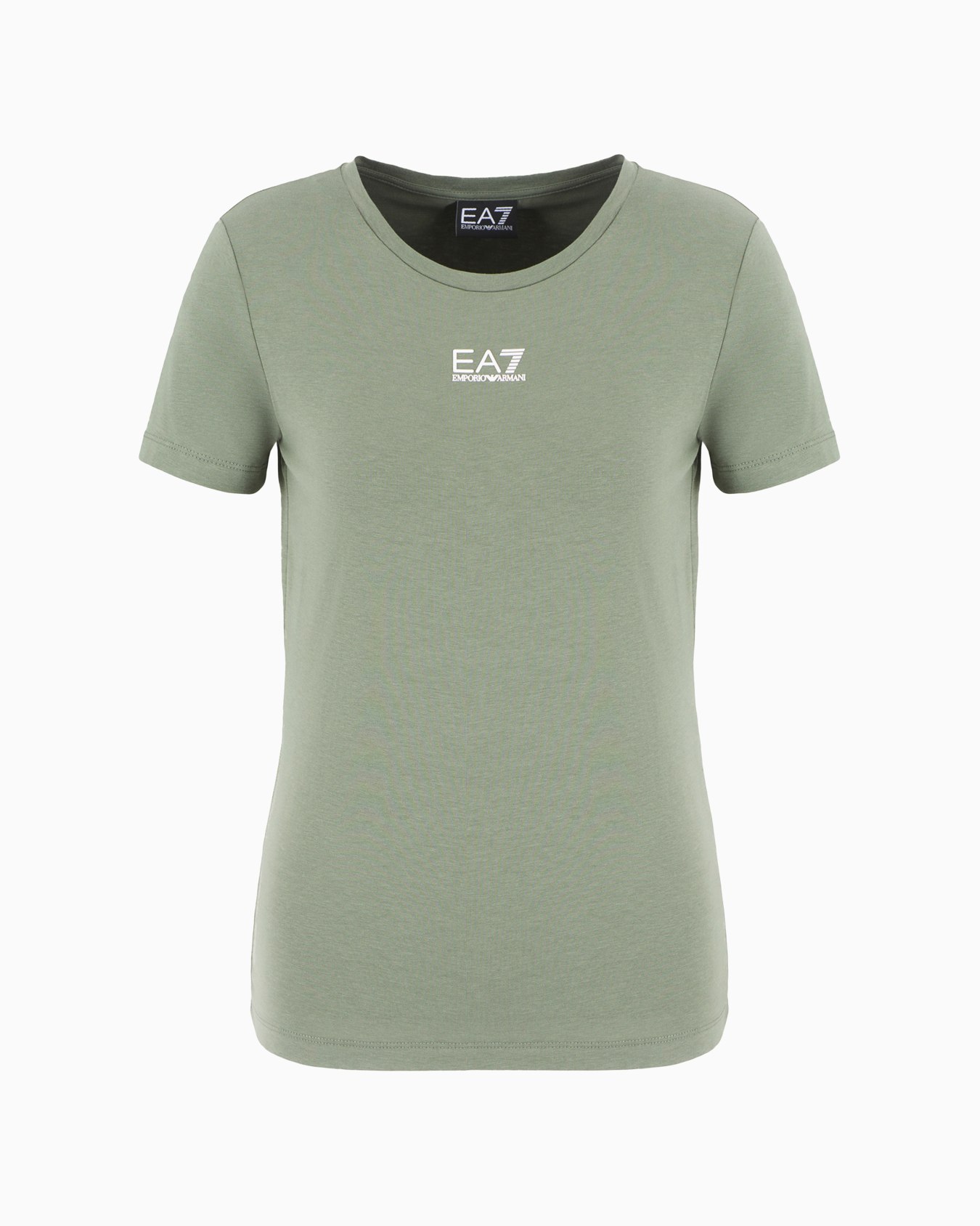 Logo Series stretch cotton and modal T-shirt Slide 0