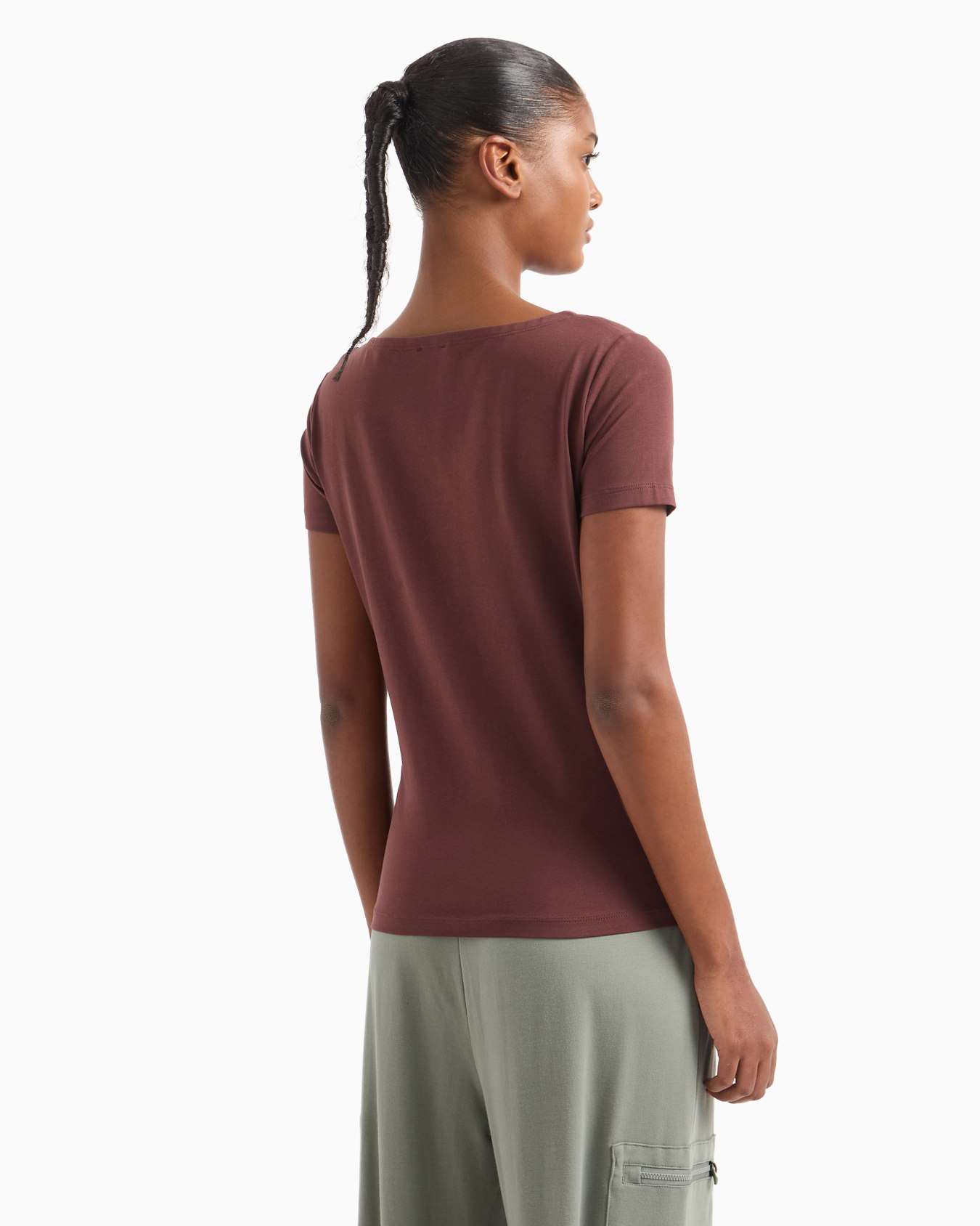 Logo Series stretch-cotton crew-neck T-shirt Slide 2