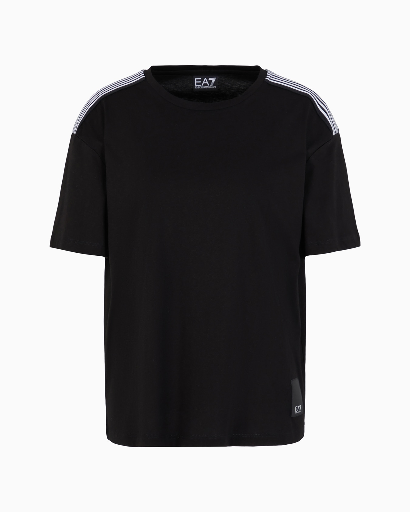 Athletic Velour cotton crew-neck T-shirt Slide 0