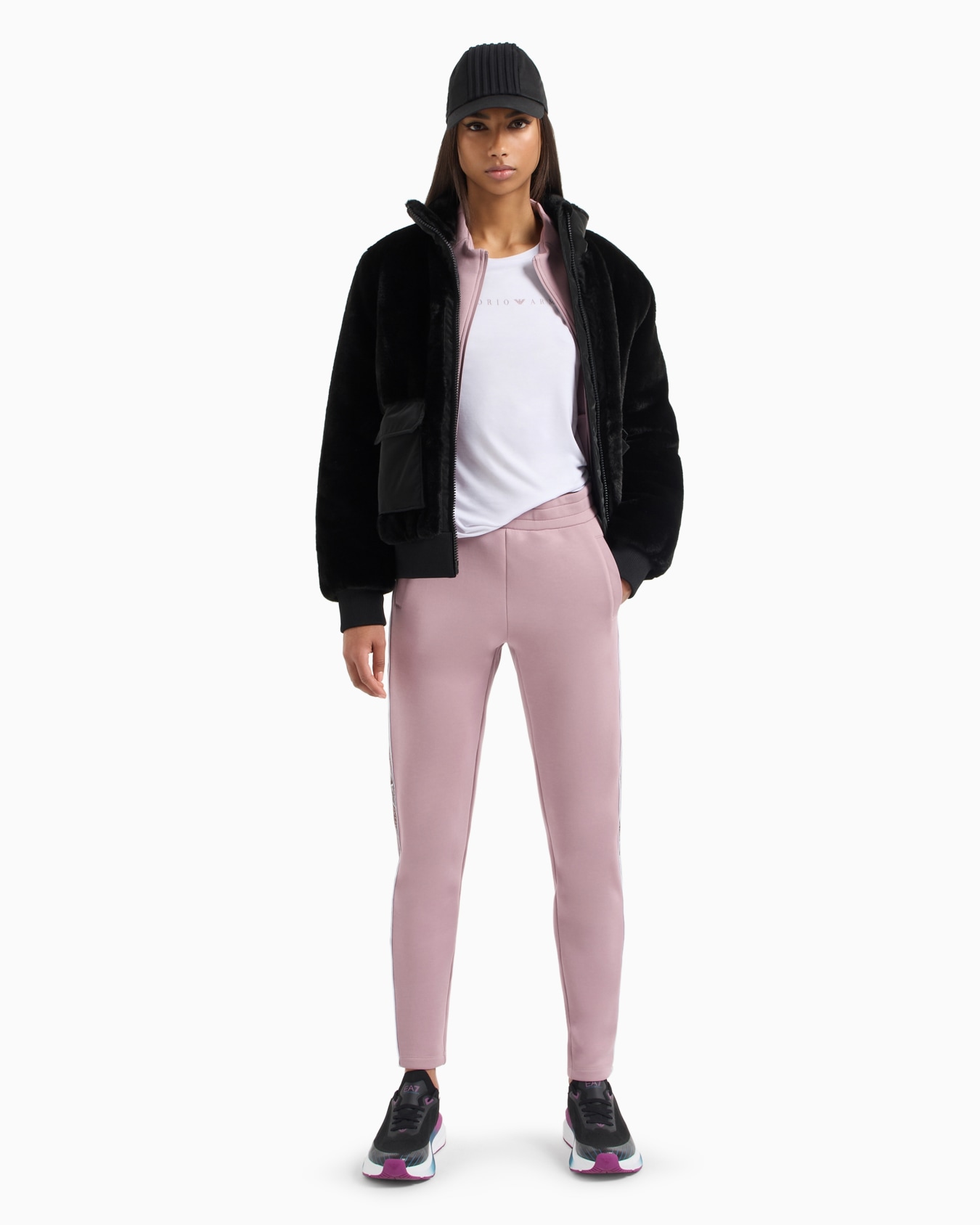 Dynamic Athlete tracksuit in Natural VENTUS7 technical fabric Slide 3