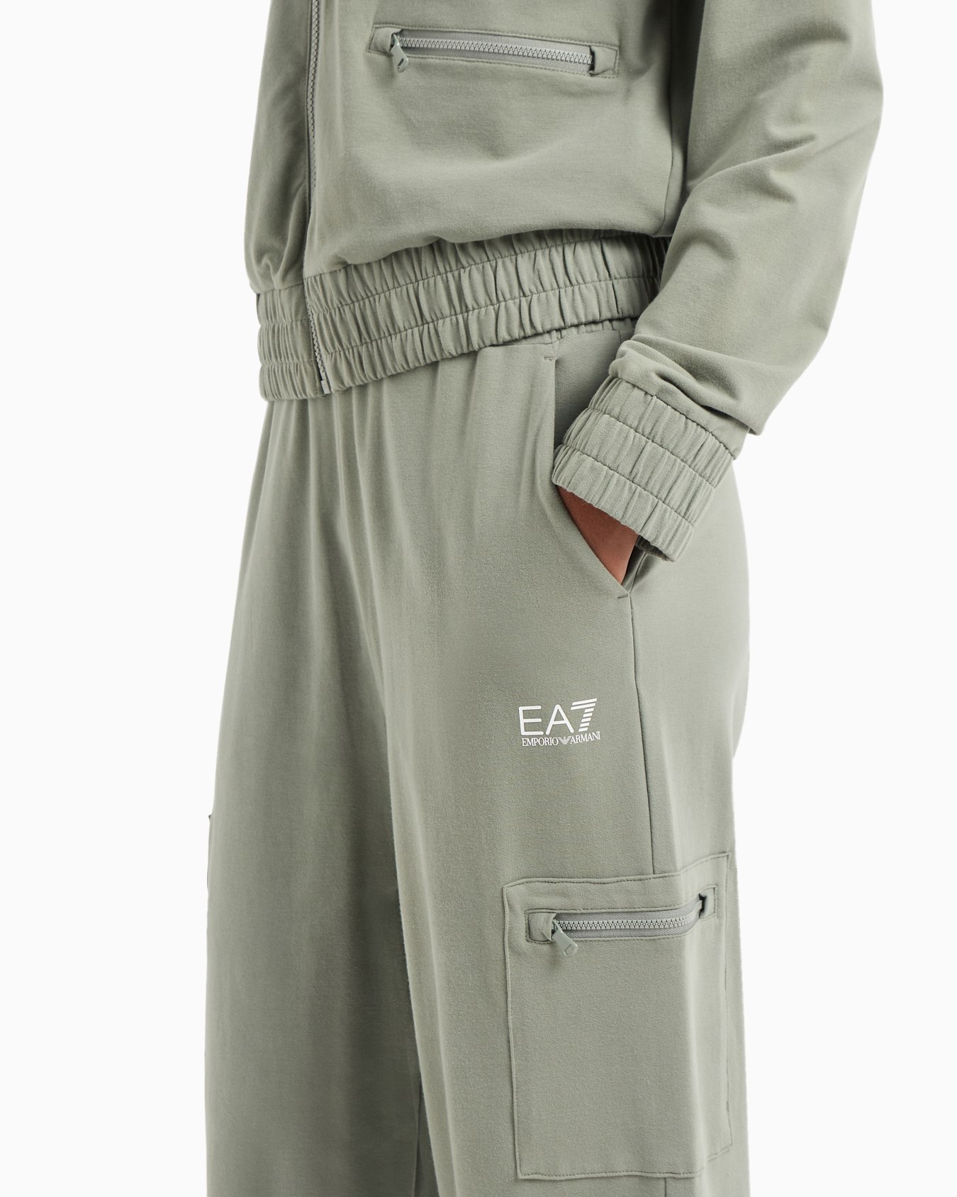 Stretch-cotton tracksuit Slide 4
