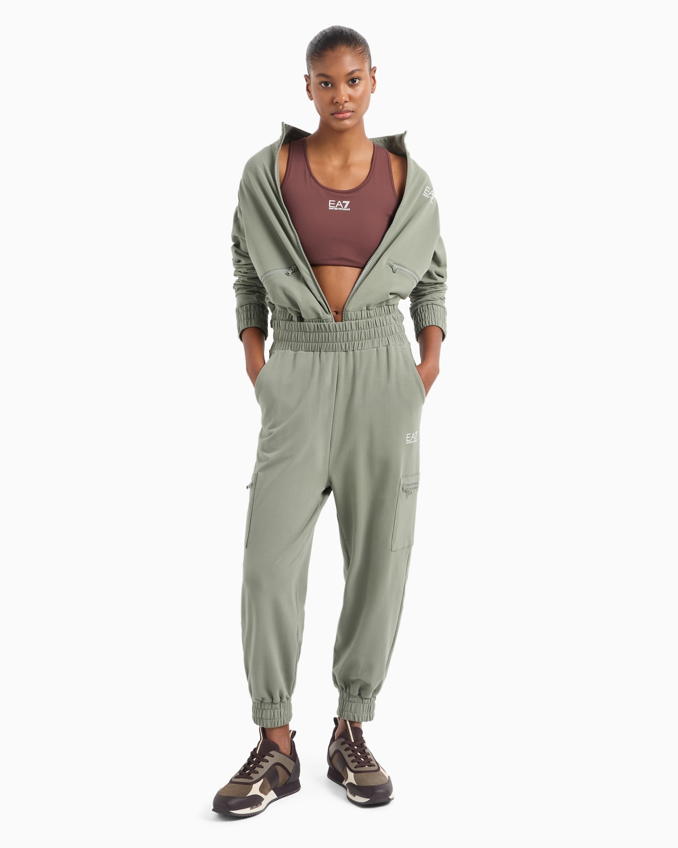 Stretch-cotton tracksuit Slide 3