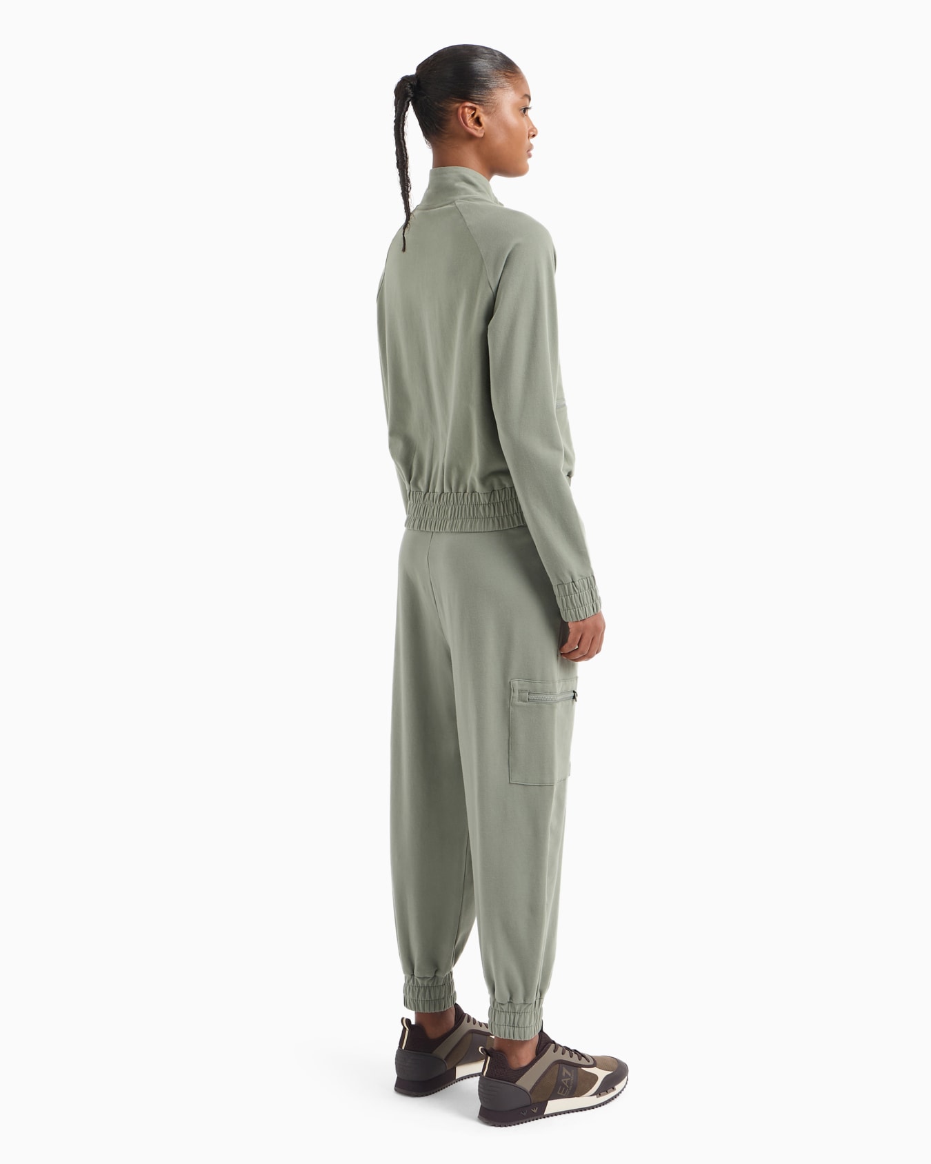 Stretch-cotton tracksuit Slide 2