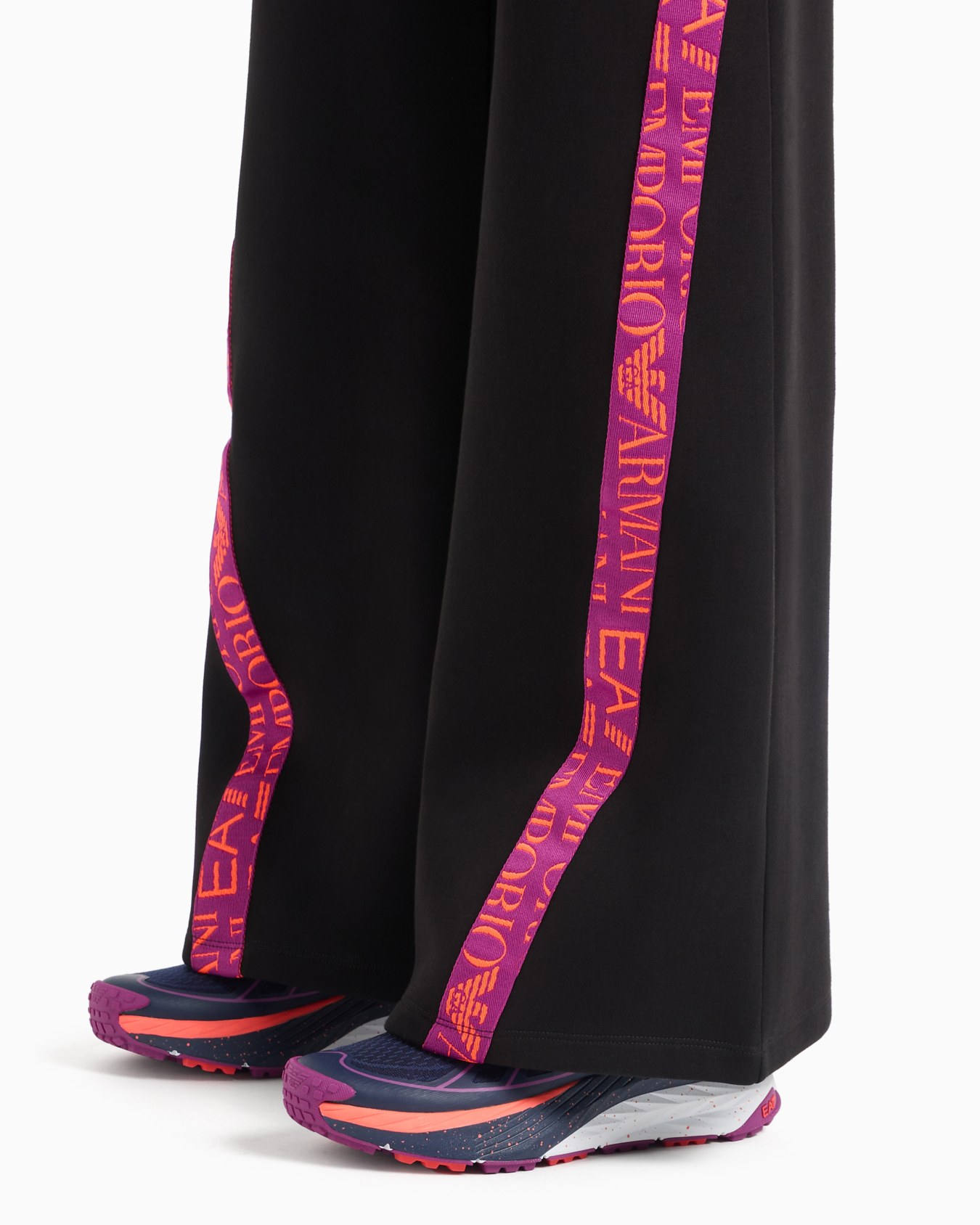 Cotton-blend interlock tracksuit with logo tape detail Slide 4