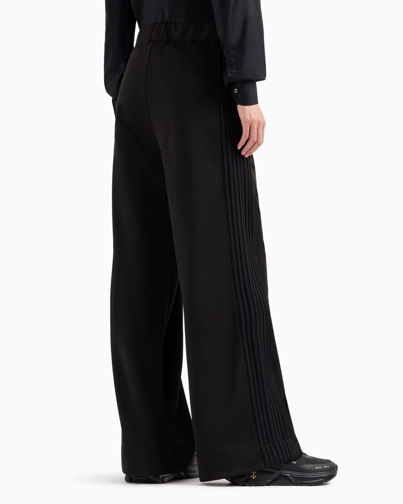 Cotton-blend wide 7.0 trousers Slide 2