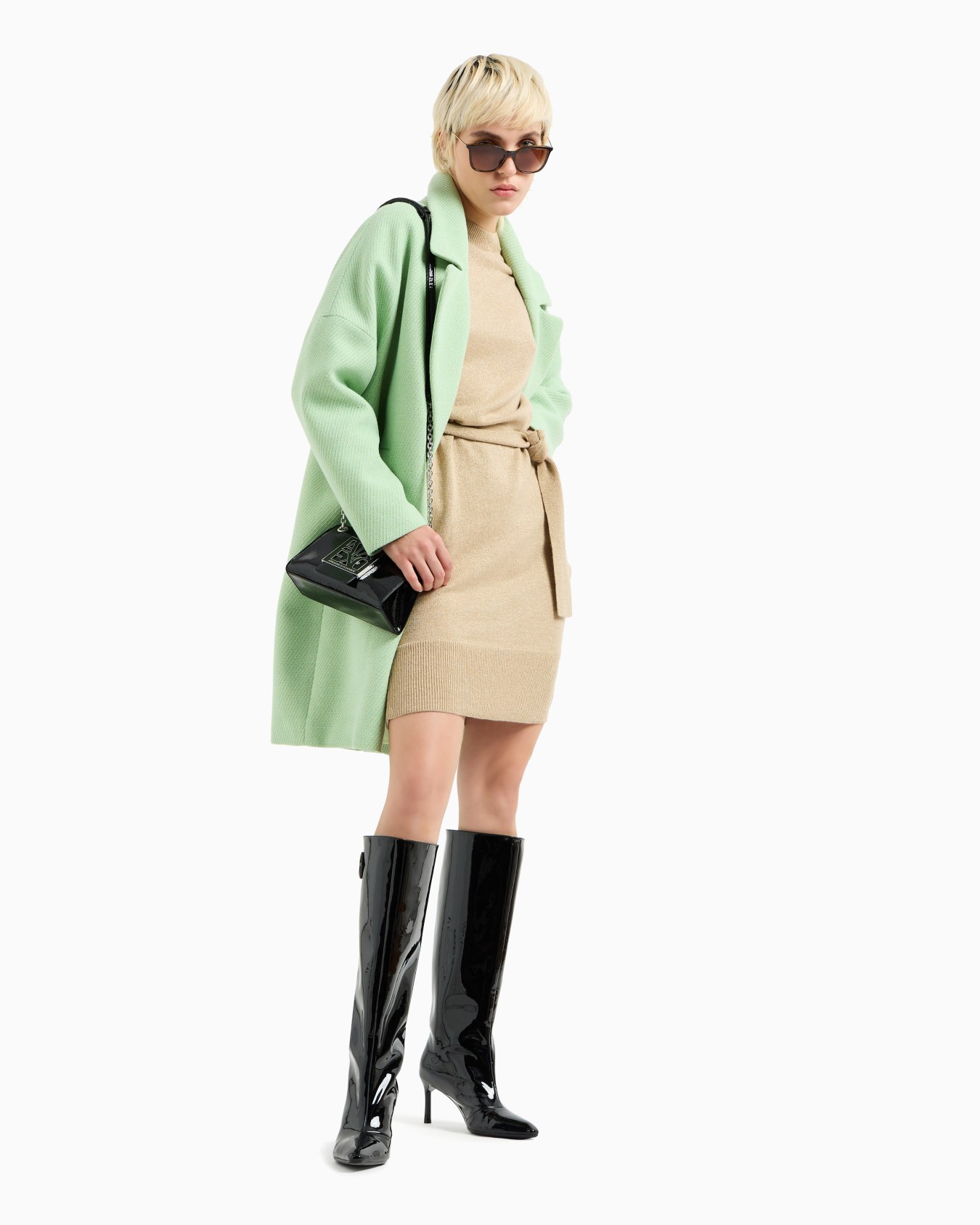 Longuette knitted dress Slide 3