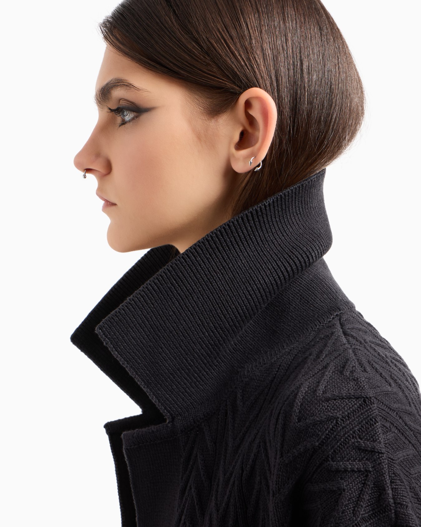 Maxi-cardigan lungo con cintura ASV Slide 4