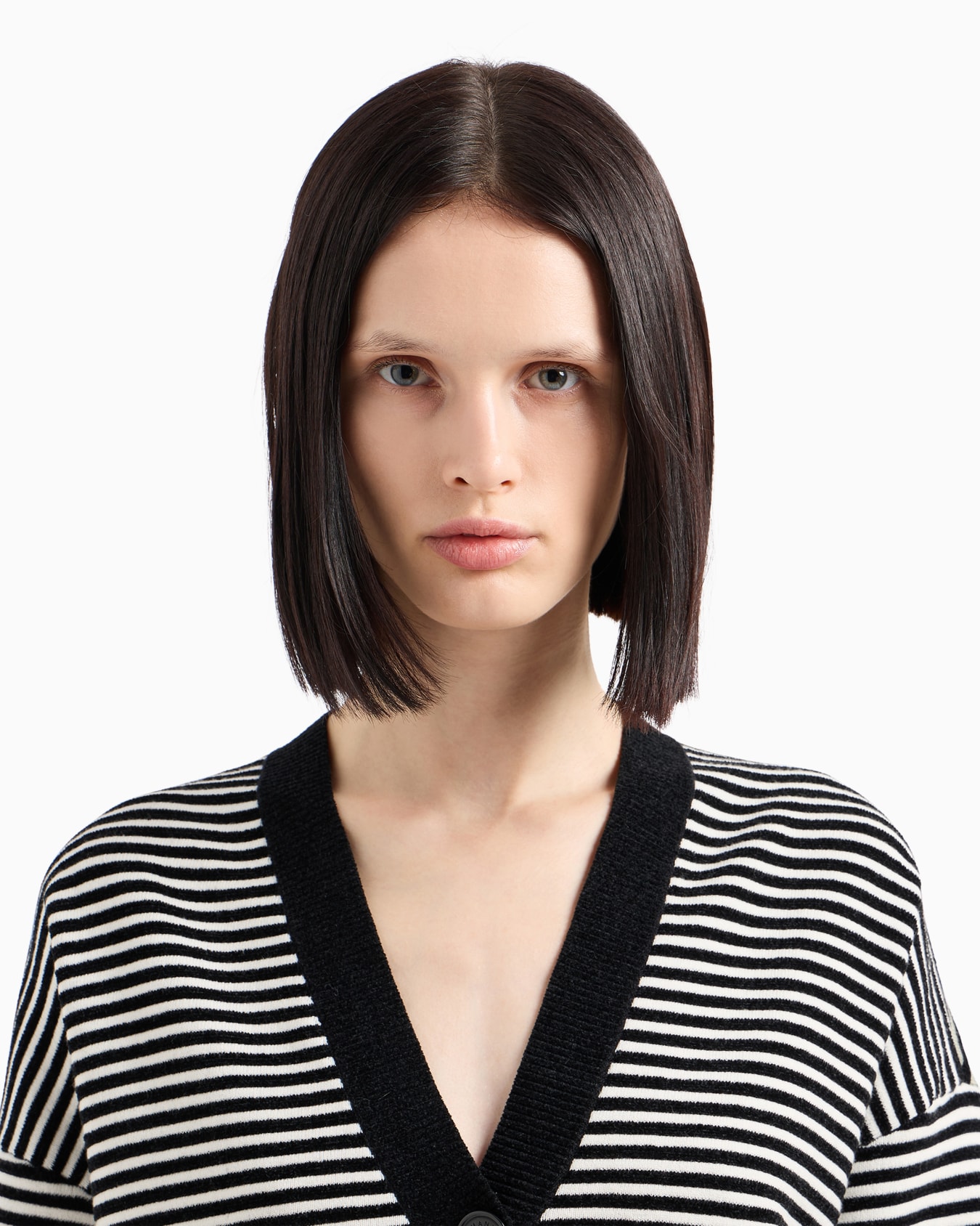 Striped knitted cardigan Slide 4