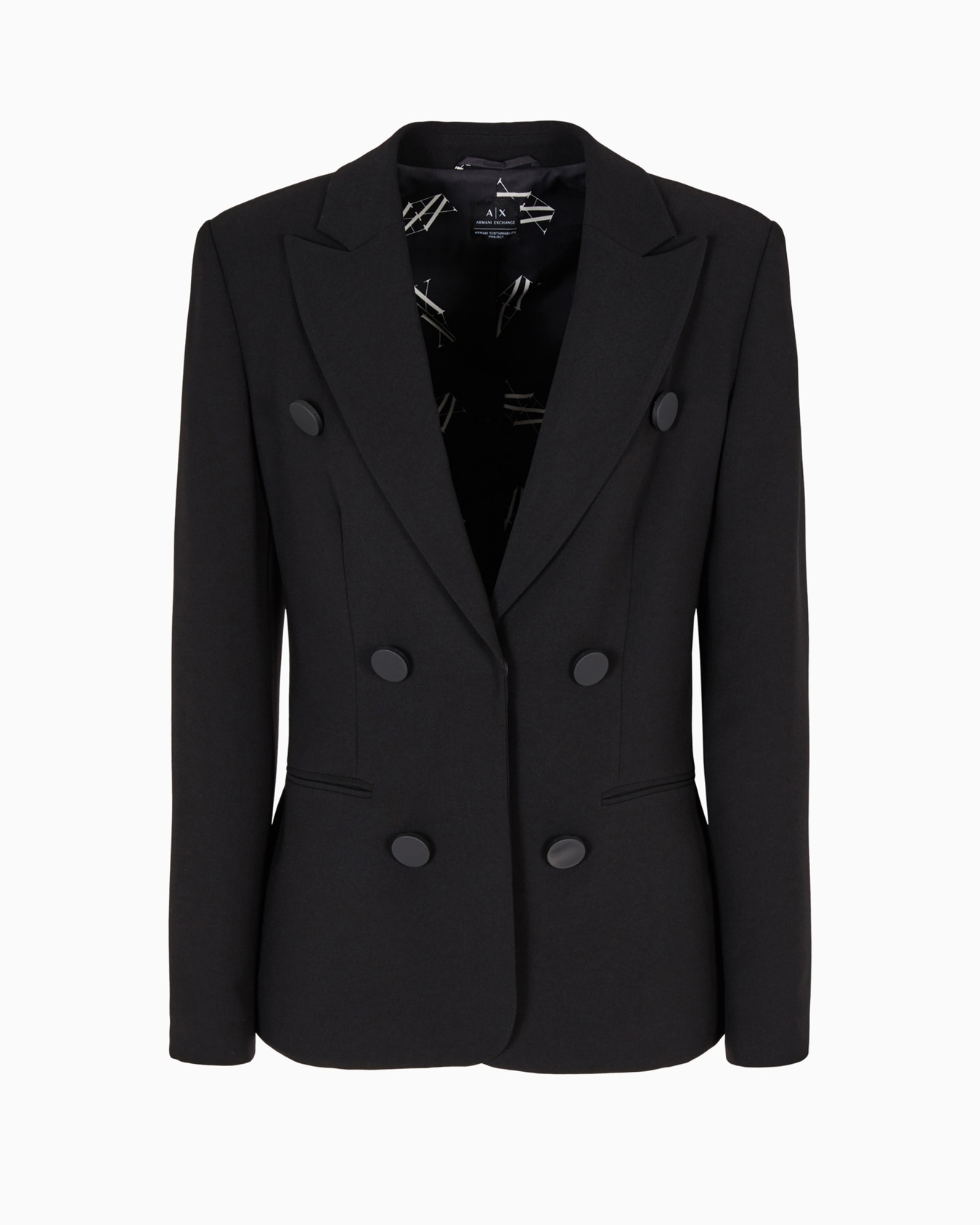 Single breasted satin jacket Slide 0