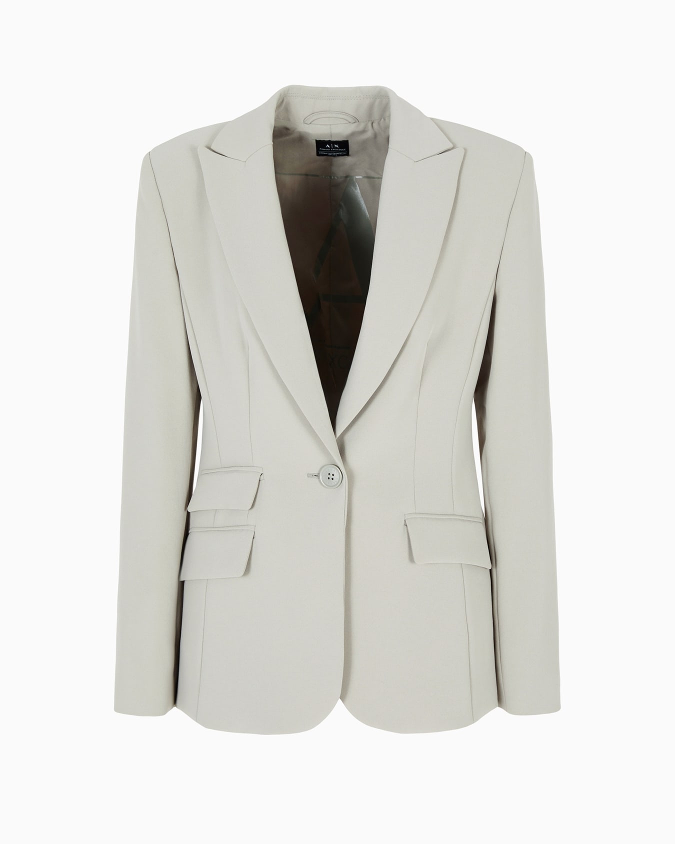 Semi-constructed single-breasted jacket Slide 0
