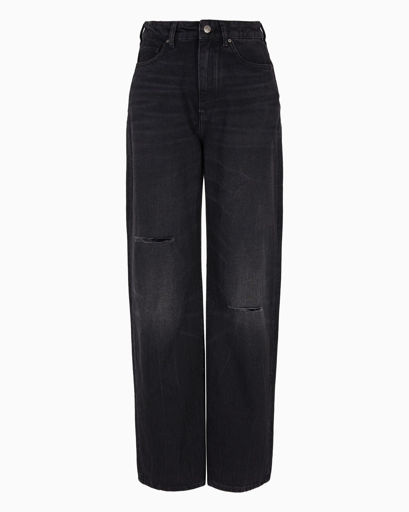 J38 relaxed fit jeans in stiff cotton indigo denim Slide 0