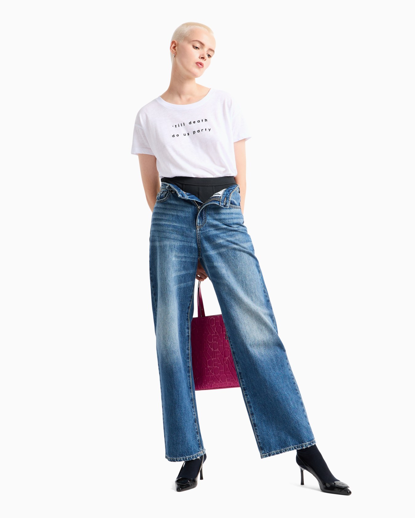 Vaqueros J38 de corte relajado en denim rígido de algodón índigo  Diapositiva 3