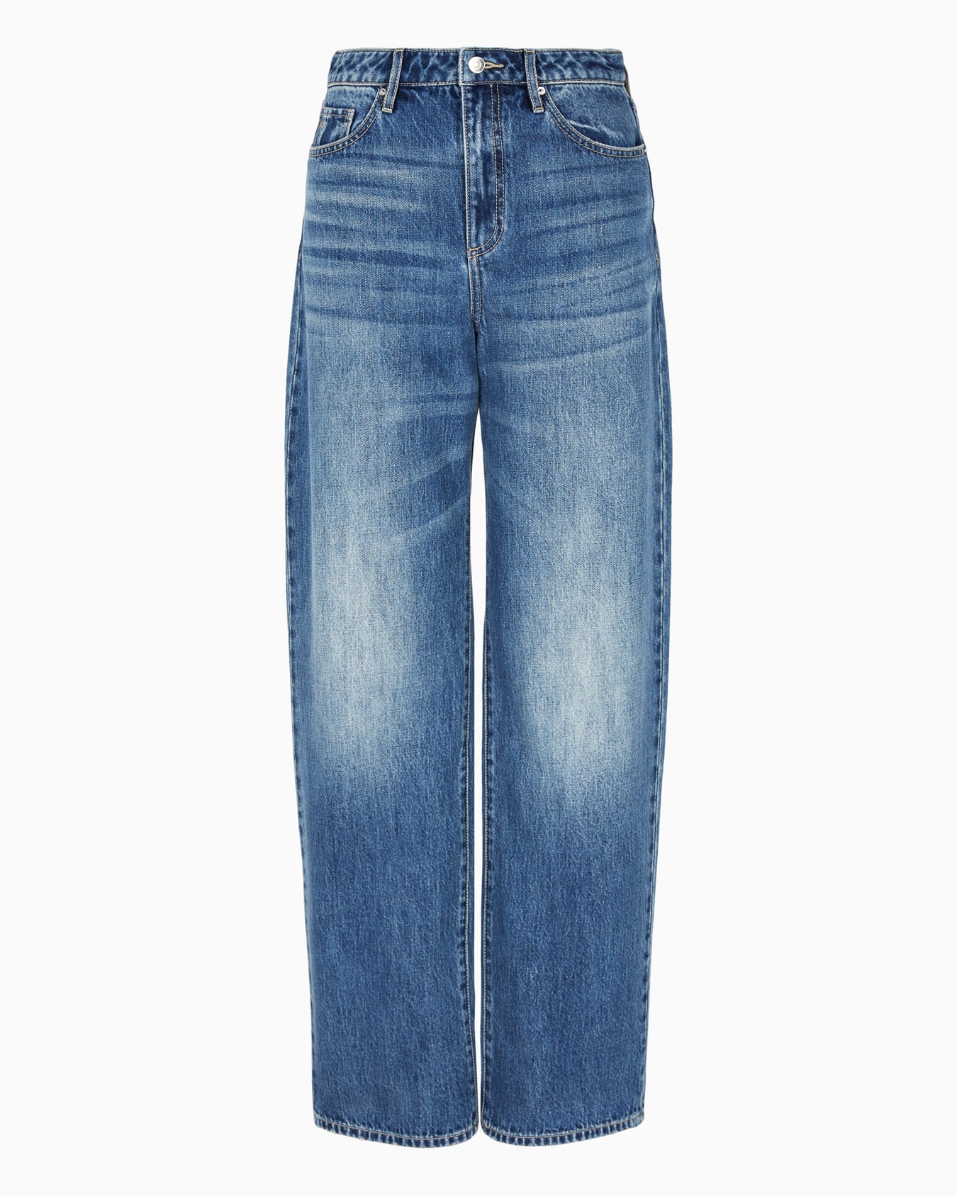 Vaqueros J38 de corte relajado en denim rígido de algodón índigo  Diapositiva 0