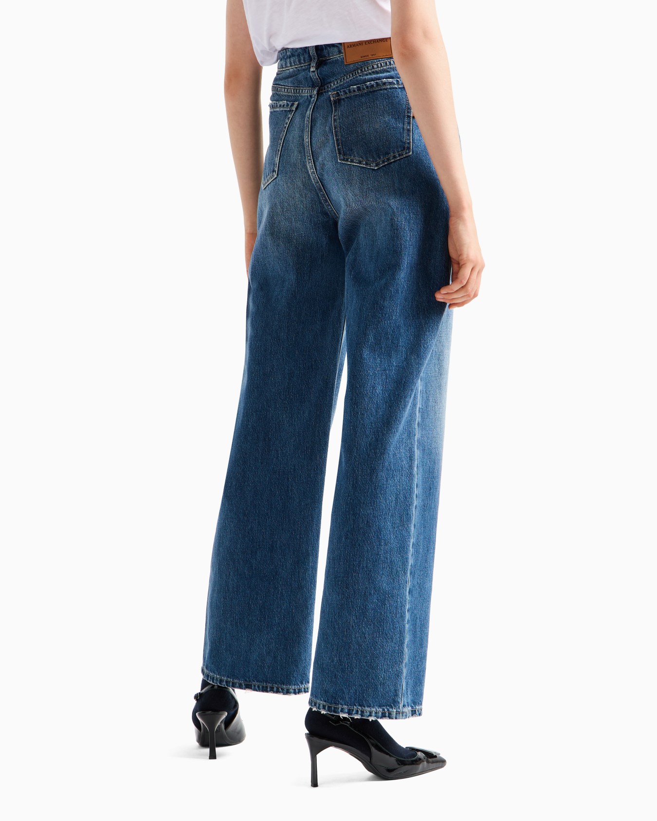 Vaqueros J38 de corte relajado en denim rígido de algodón índigo  Diapositiva 2