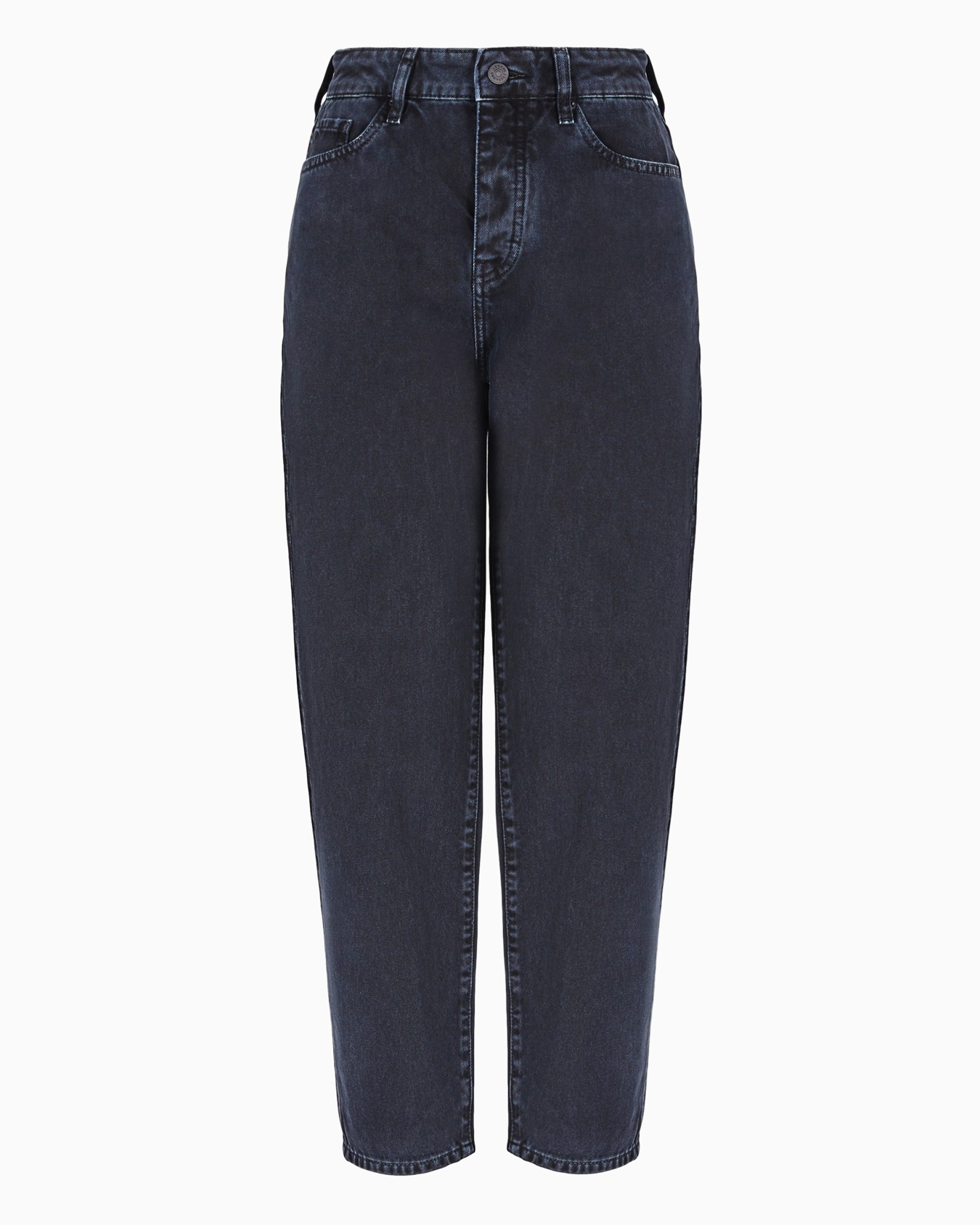 Vaqueros carrot fit J51 en denim rígido con monograma bordado Diapositiva 0