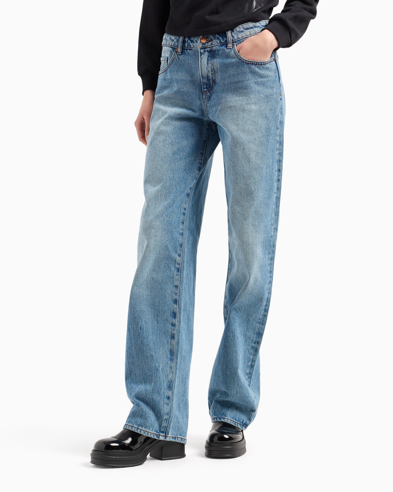 Jeans J52 relaxed fit in denim stone washed Slide 1