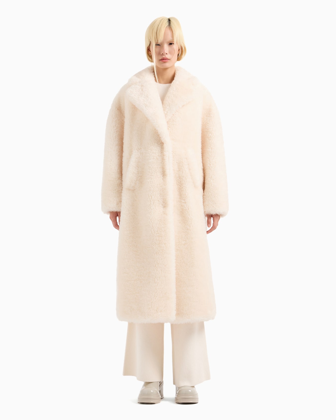 Faux fur with buttons Slide 1