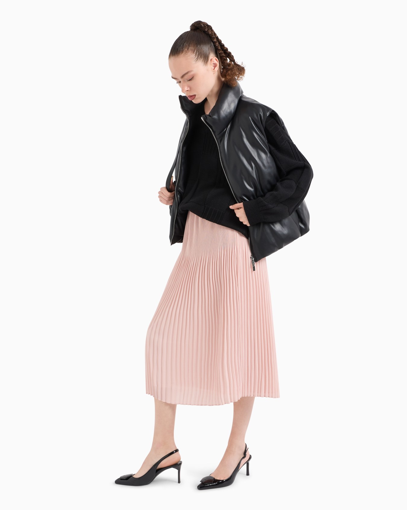 ASV Checked V-Neck Sweater Slide 3