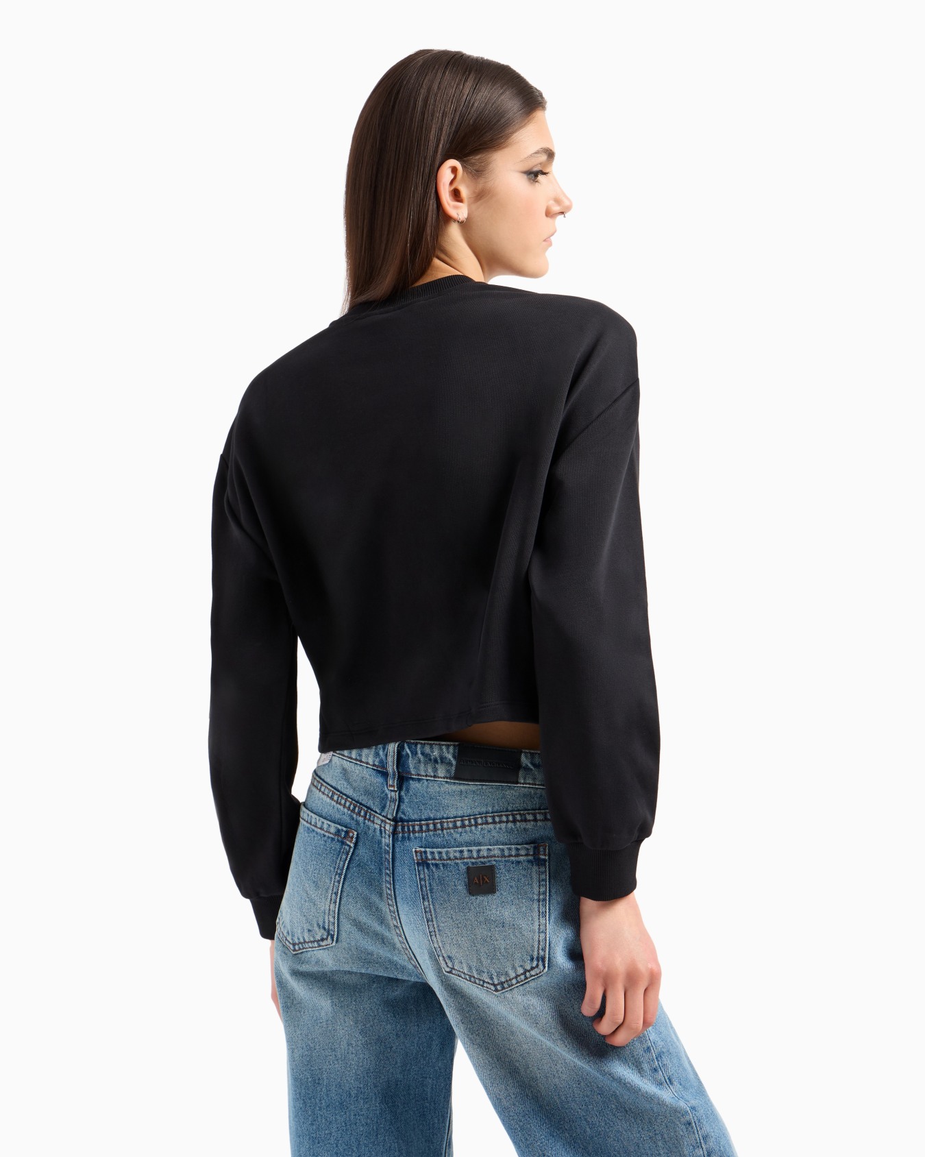 ASV Organic Cotton Monogram Logo Crewneck Sweatshirt Slide 2