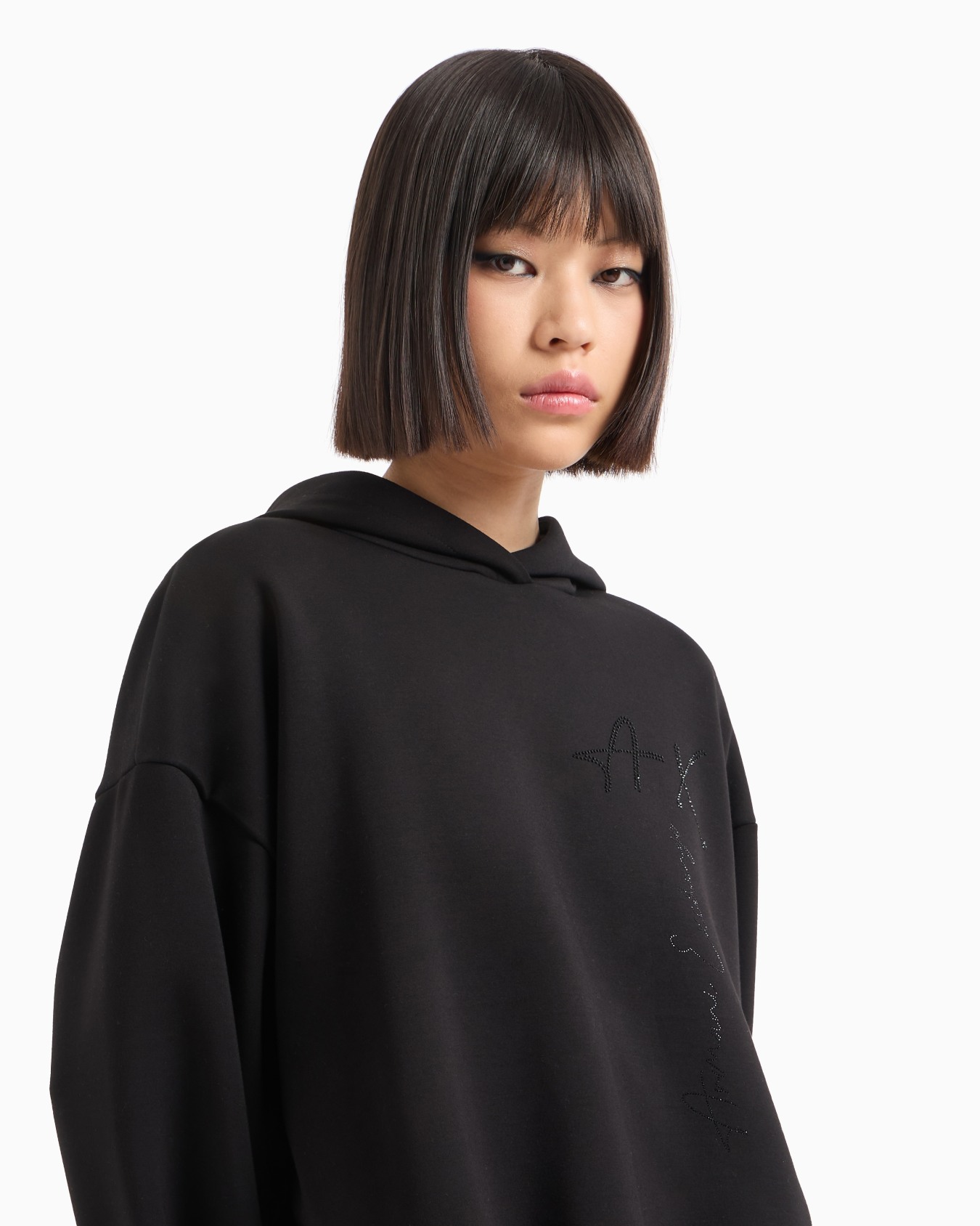 Oversized hoodie in ASV certified recycled fabric Slide 4