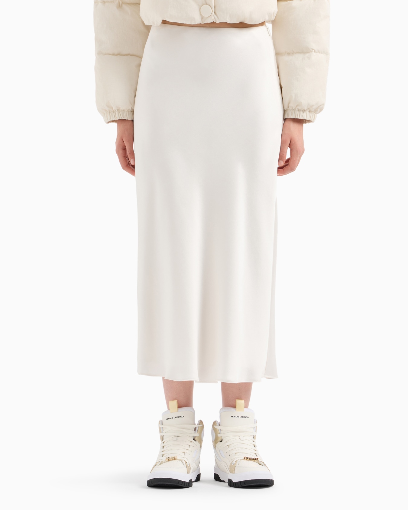ASV Satin Midi Skirt Slide 1