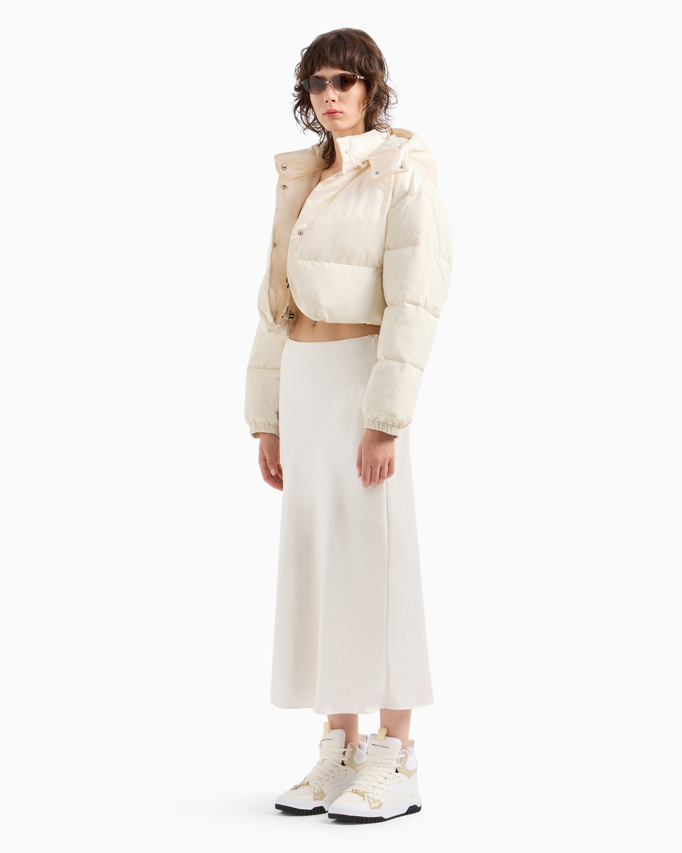 ASV Satin Midi Skirt Slide 3