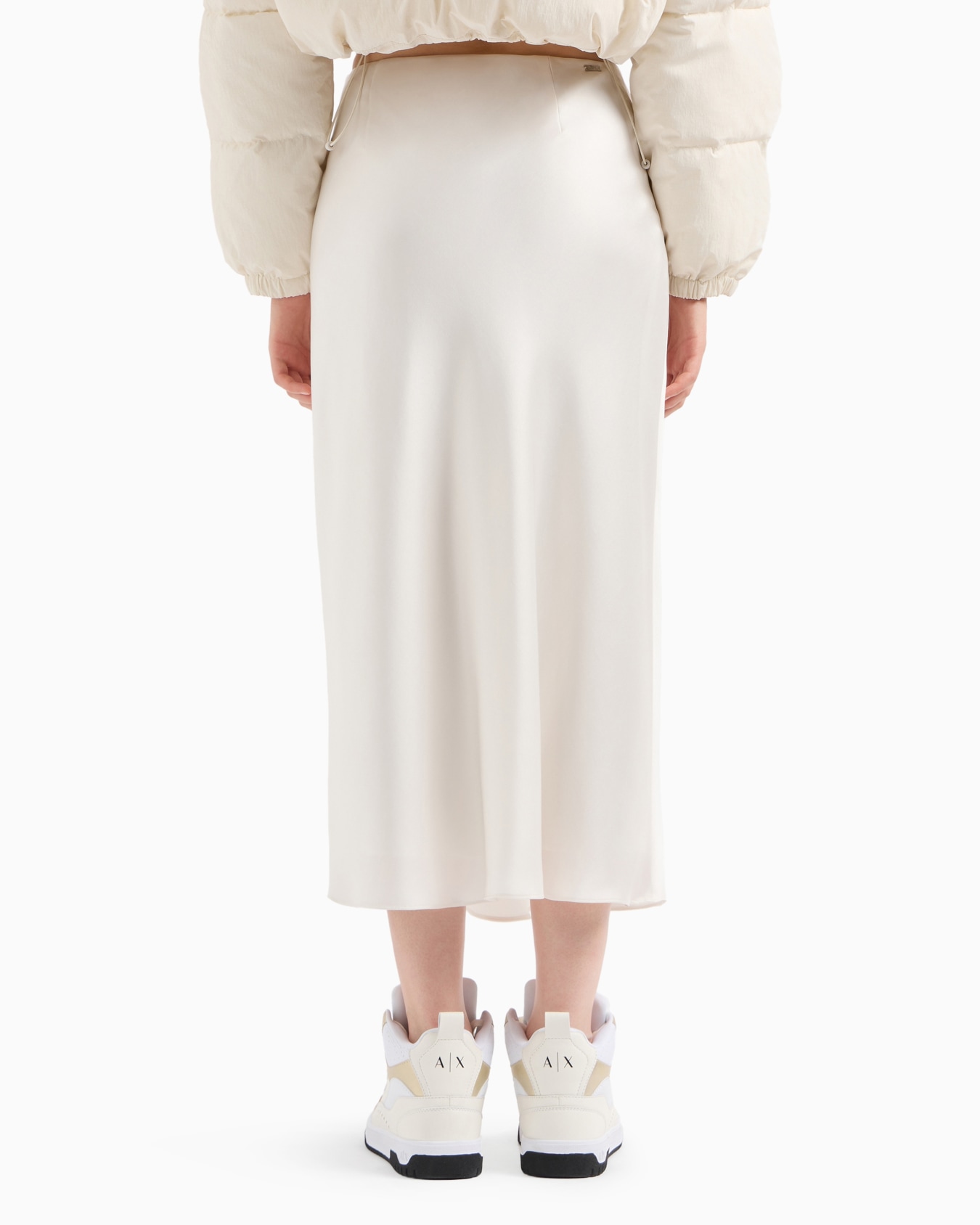 ASV Satin Midi Skirt Slide 2