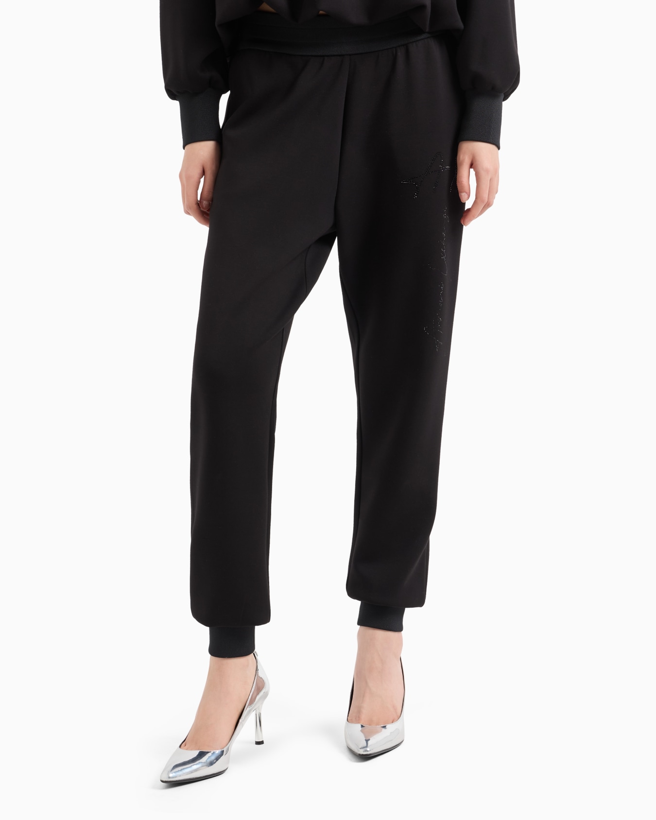 Pantalón jogger de tejido de buceo elástico reciclado ASV Diapositiva 1