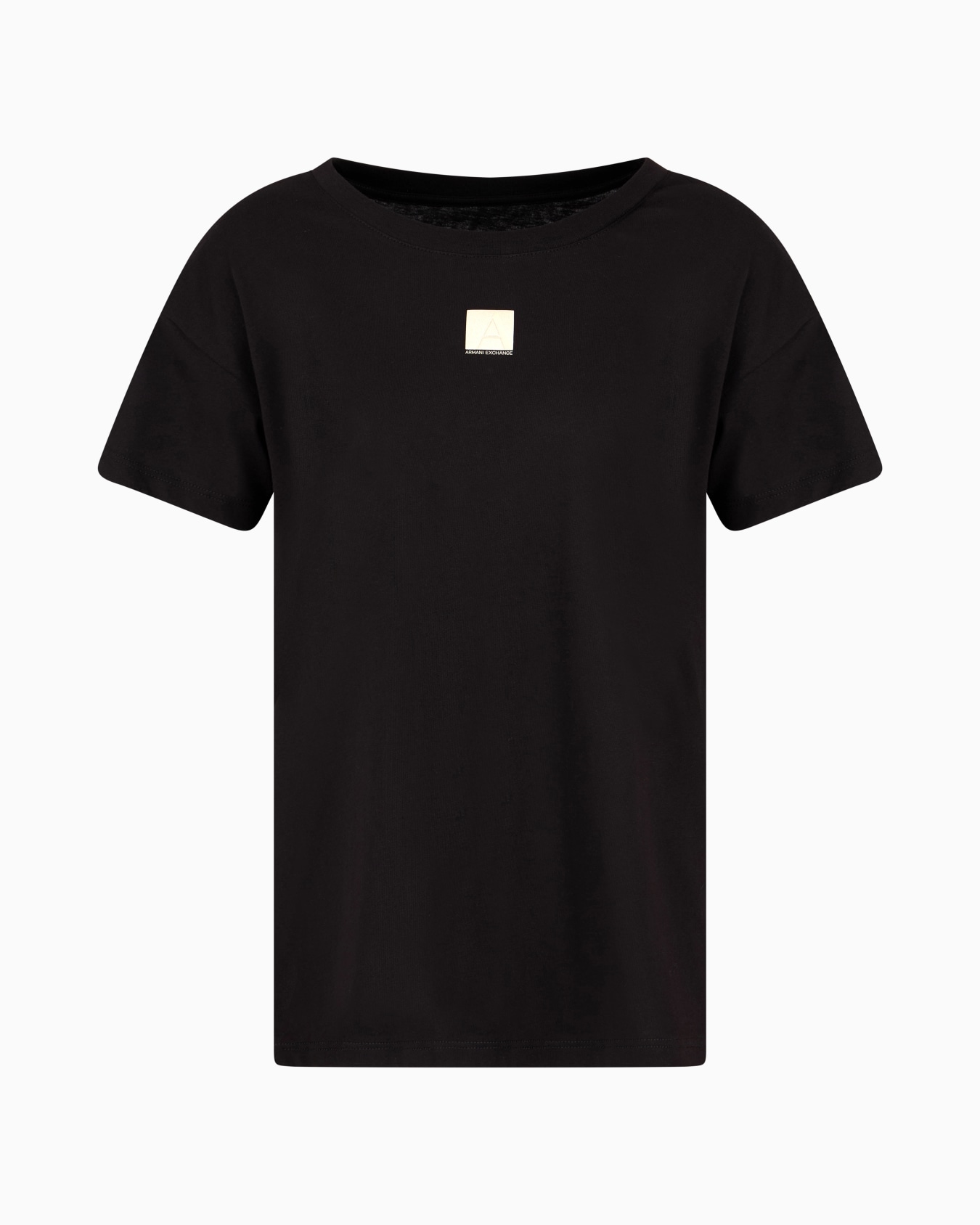Relaxed fit T-shirt with round neck and logo Slide 0