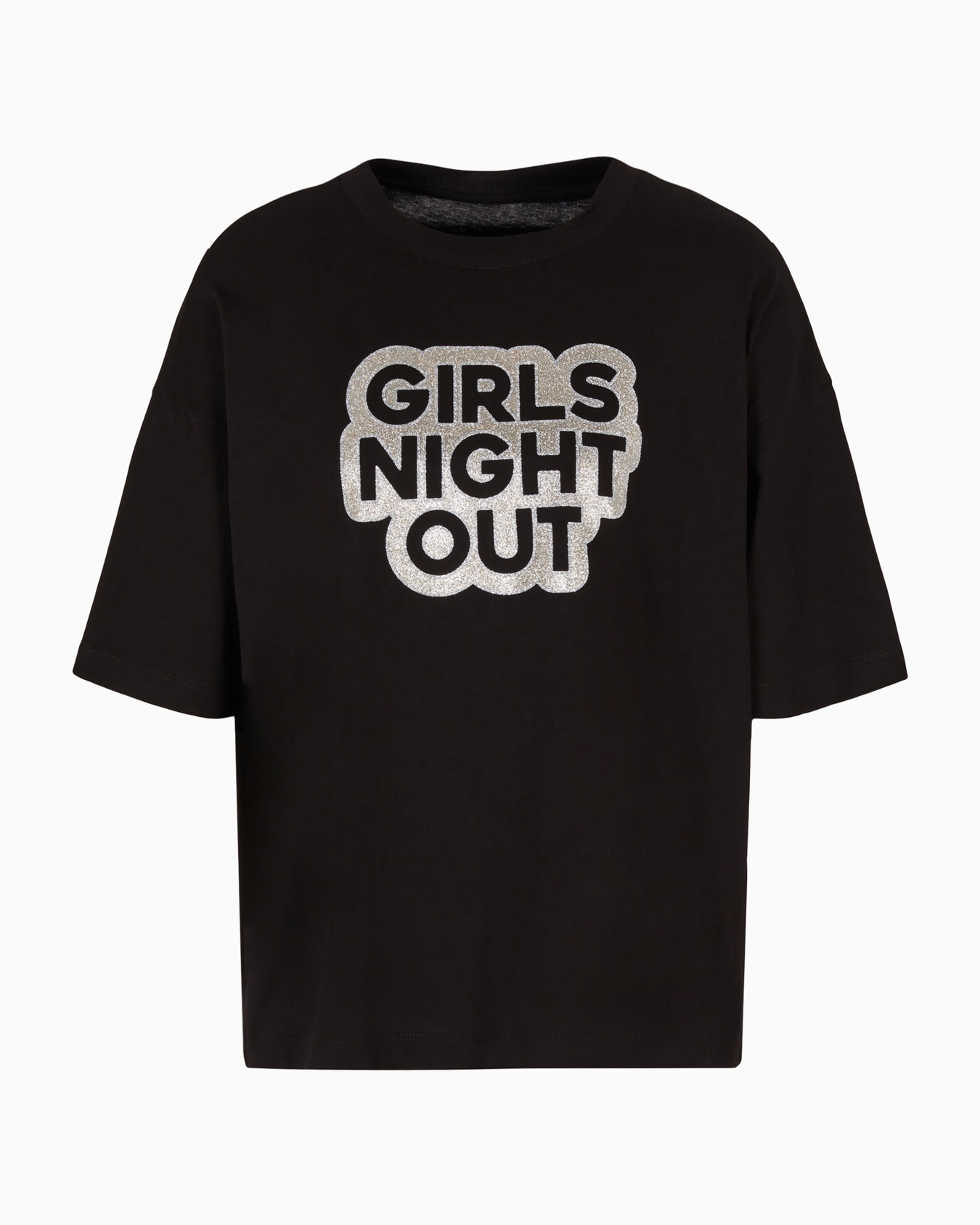 Camiseta de corte relajado para salir de noche para niñas en tejido ASV Diapositiva 0