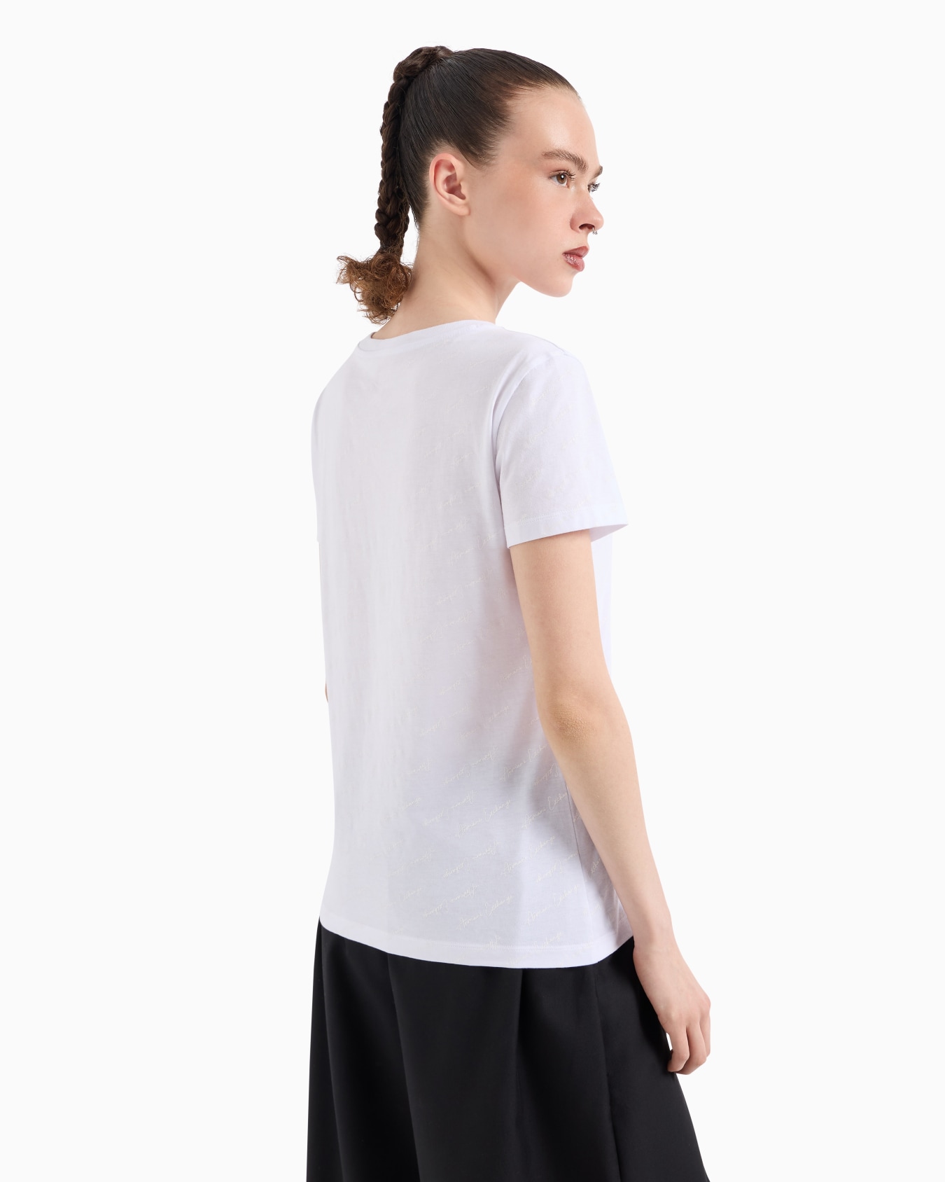Jersey-T-Shirt mit normaler Passform und durchgehendem ASV-Logo Folie 2