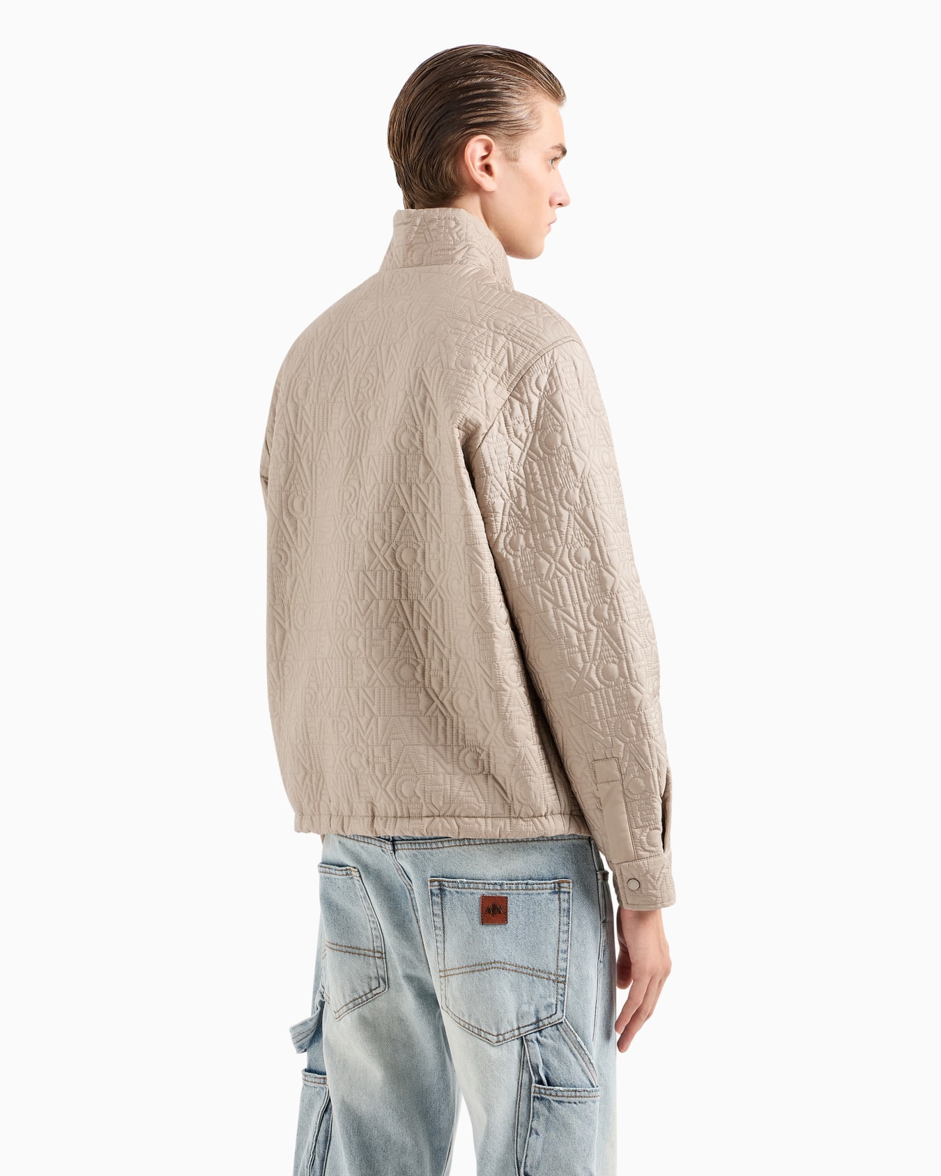Veste avec logo embossé all-over en tissu ASV Diapositive 2