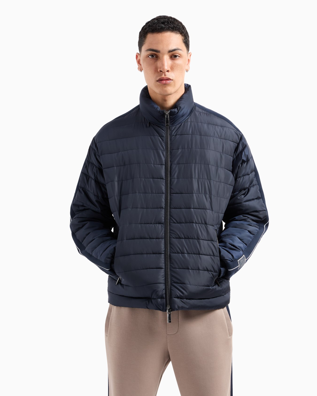 Chaqueta con cremallera completa de nailon reciclado ASV Diapositiva 1