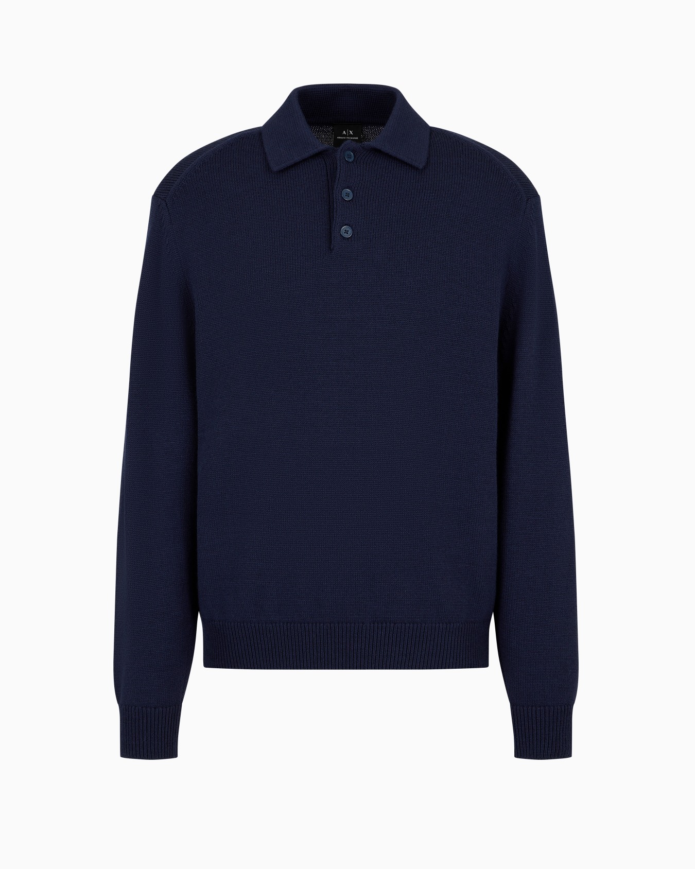  Collared Wool Blend Sweater Slide 0