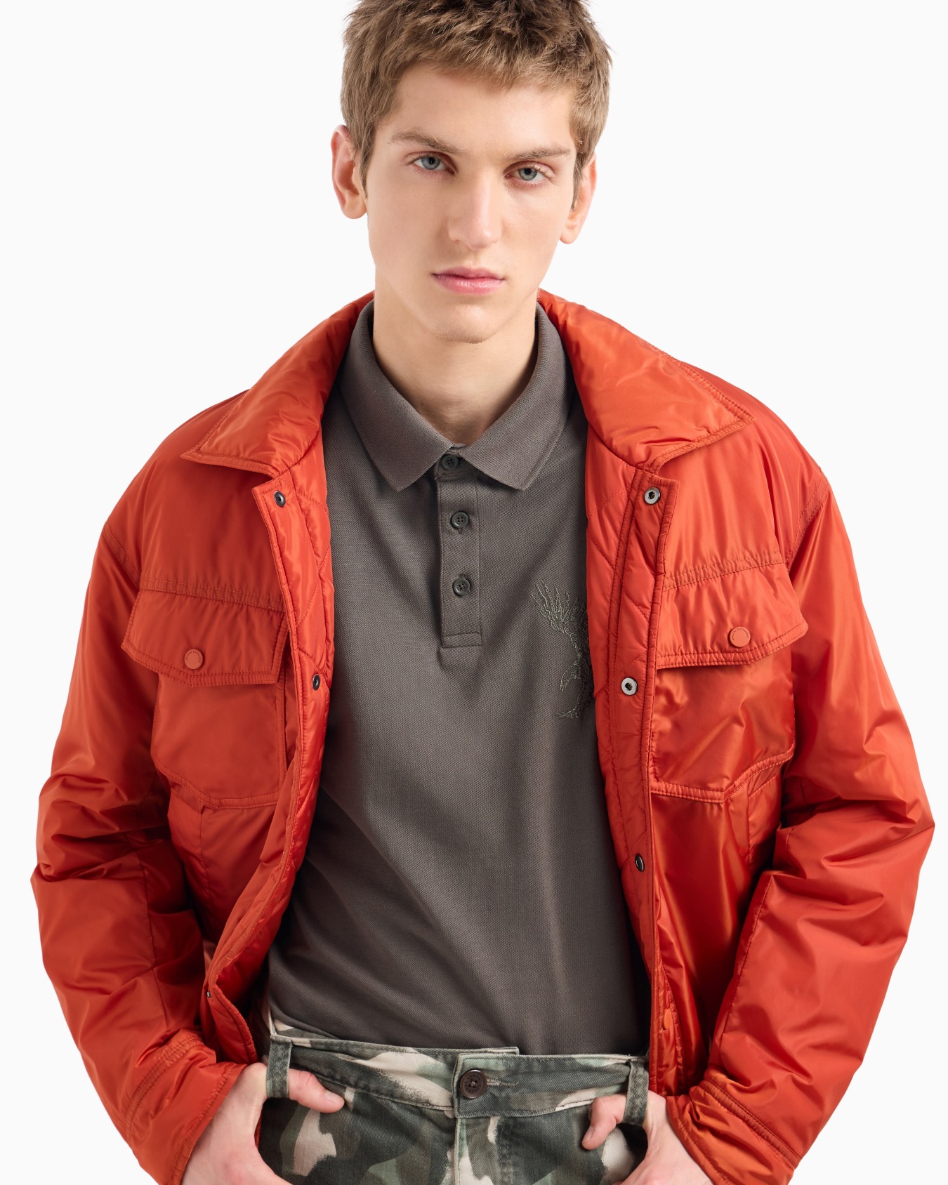 Polo regular fit de algodón orgánico ASV Diapositiva 4